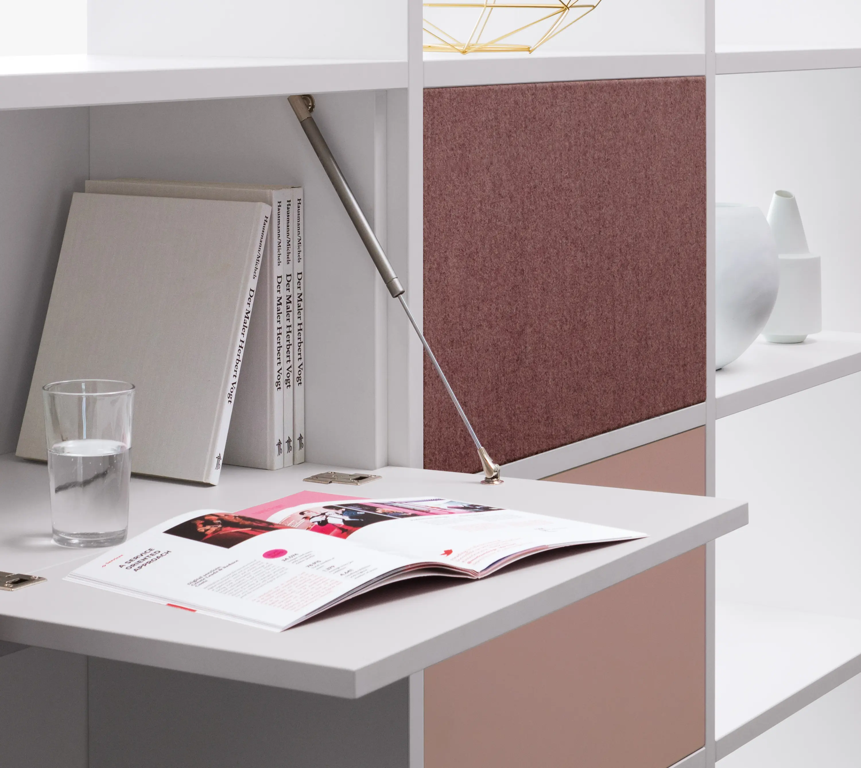 werner works - basic view Shelf system