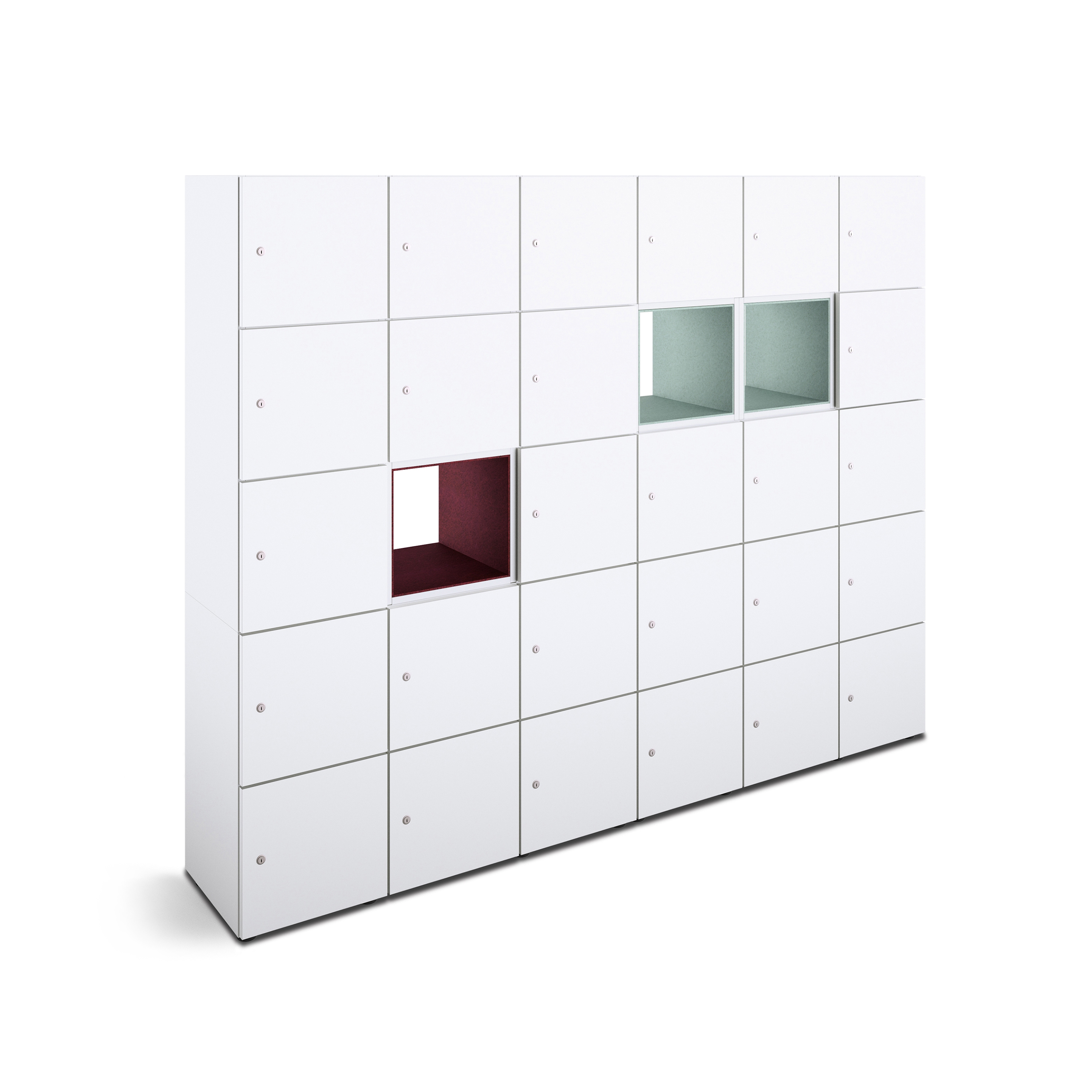 Display product lockers from manufacturer werner works