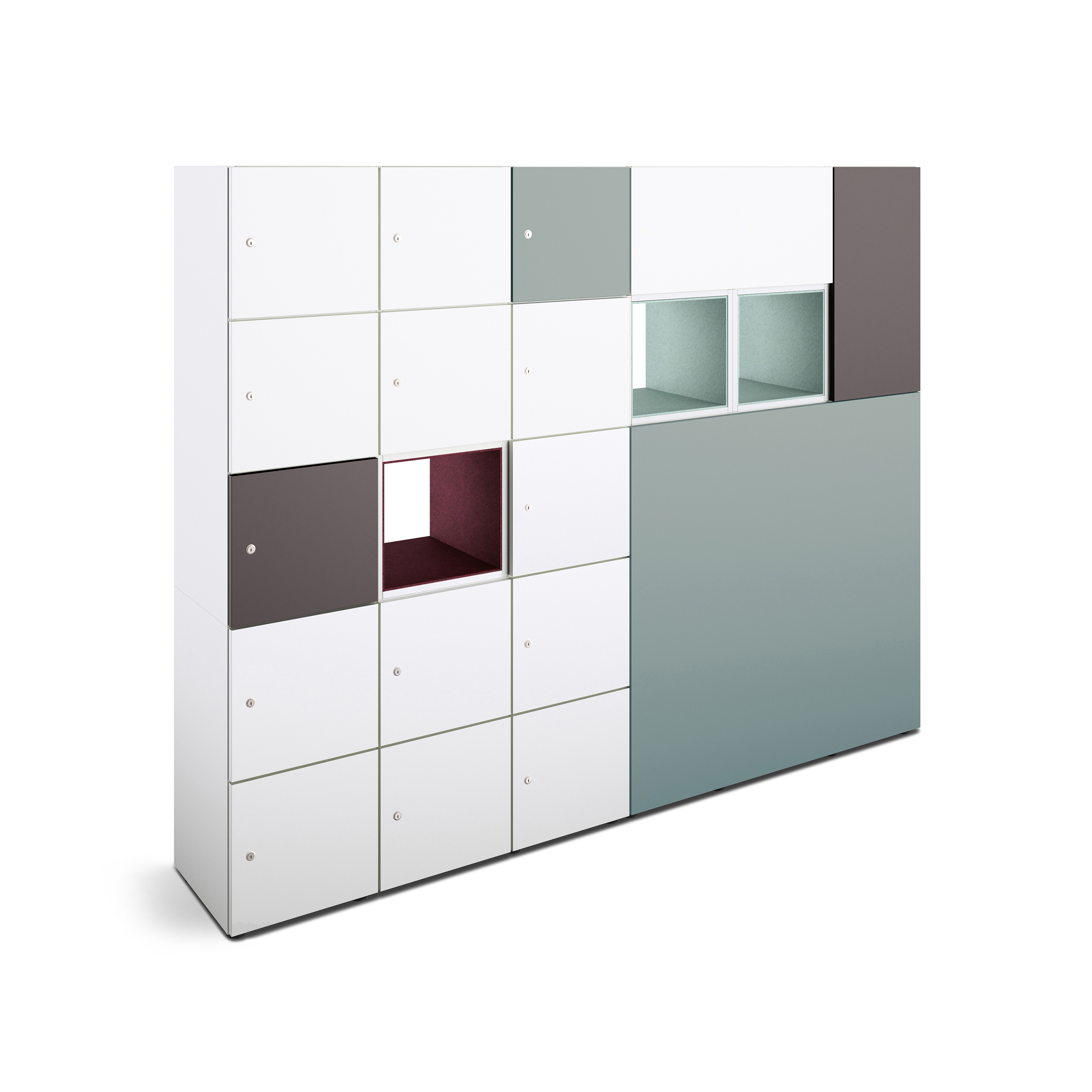 Display product lockers from manufacturer werner works