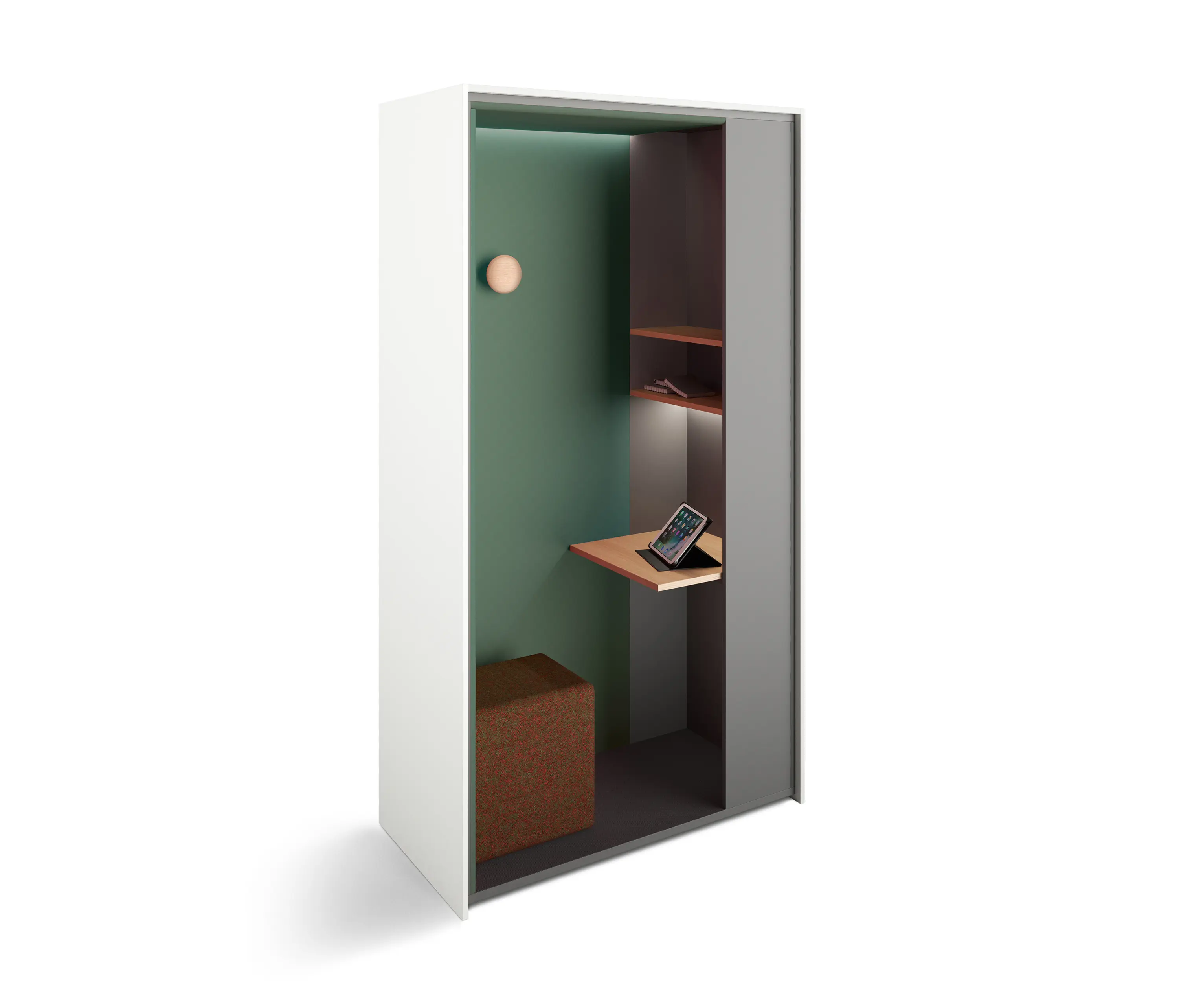 werner works - basic S cupboard booths | think tank