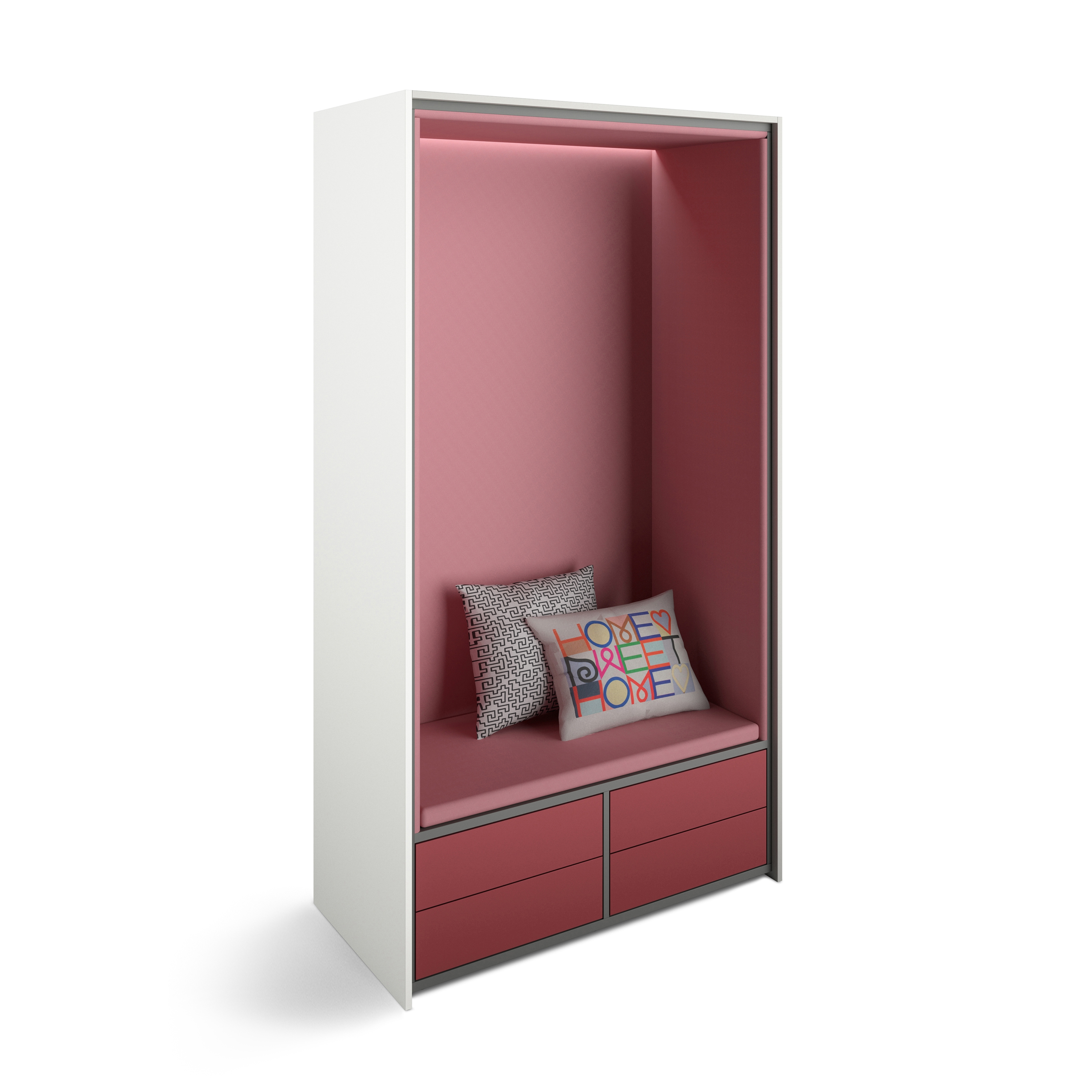Display product basic S cupboard booths | beach chair with pull-out drawers from manufacturer werner works