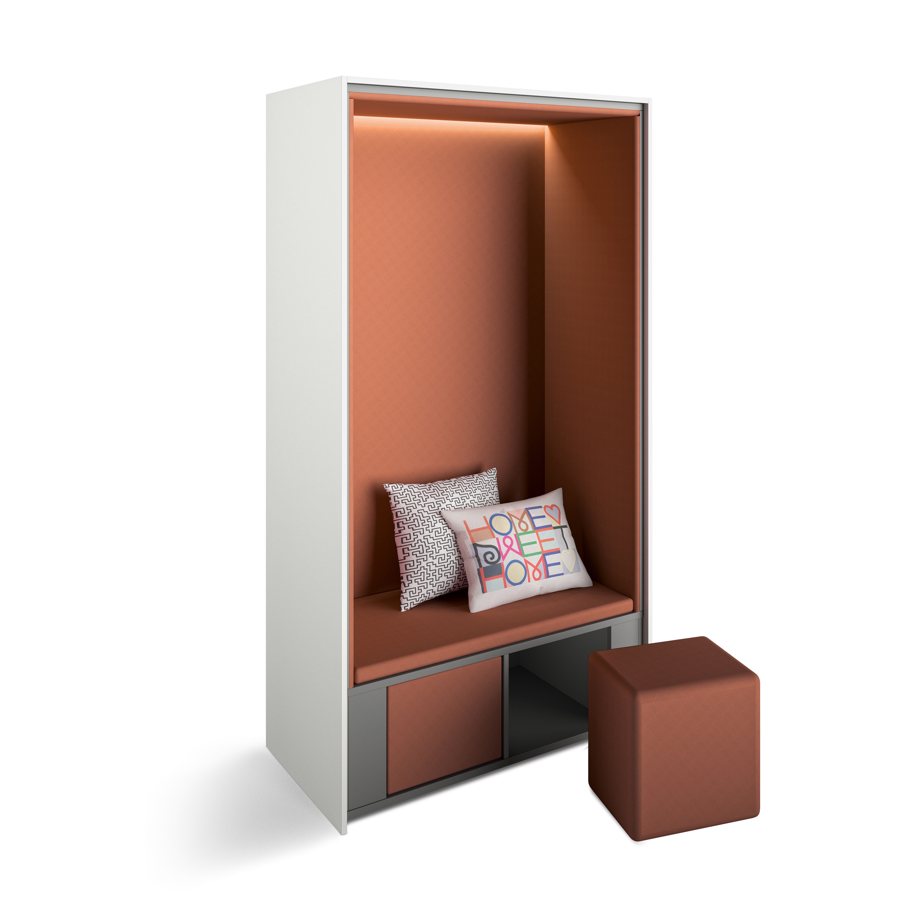 Mostra il prodotto basic S cupboard booths | beach chair with stool del produttore werner works