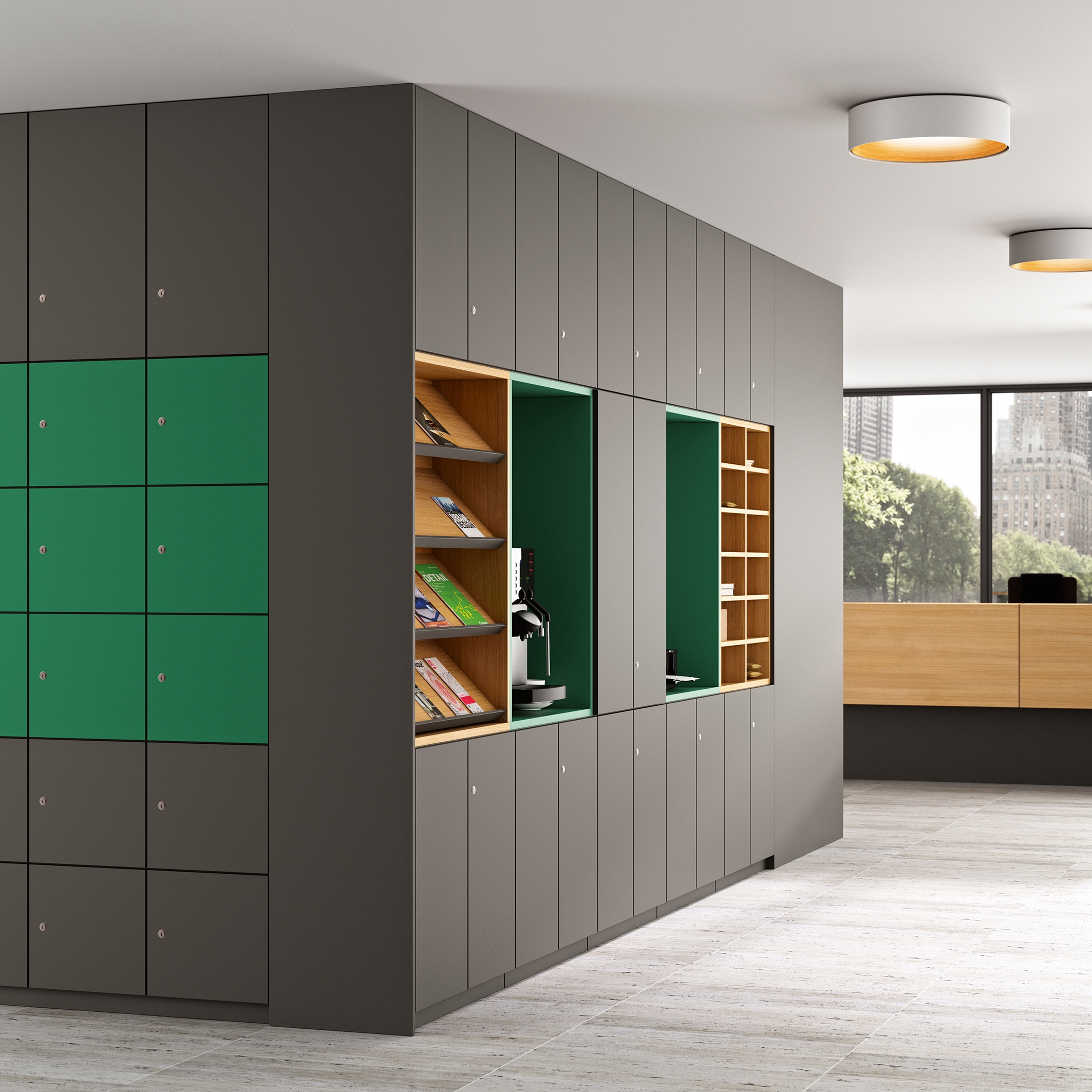 Display product basic S Cabinet System from manufacturer werner works