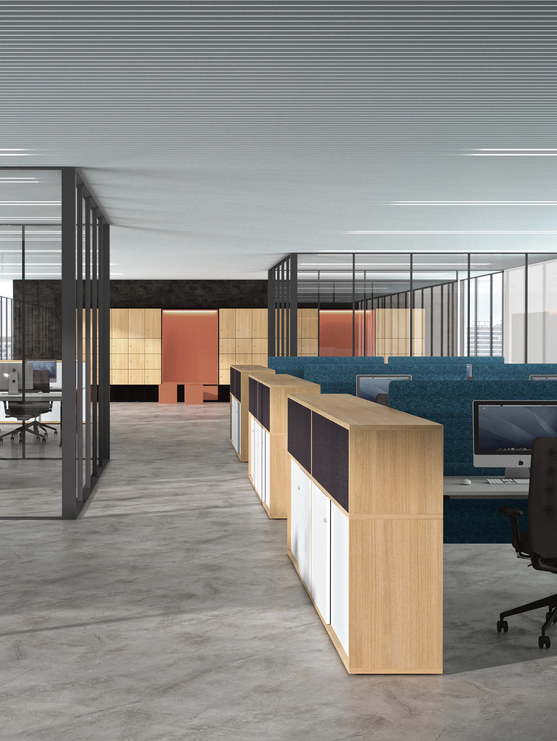 werner works - basic S Reverse combination cupboards