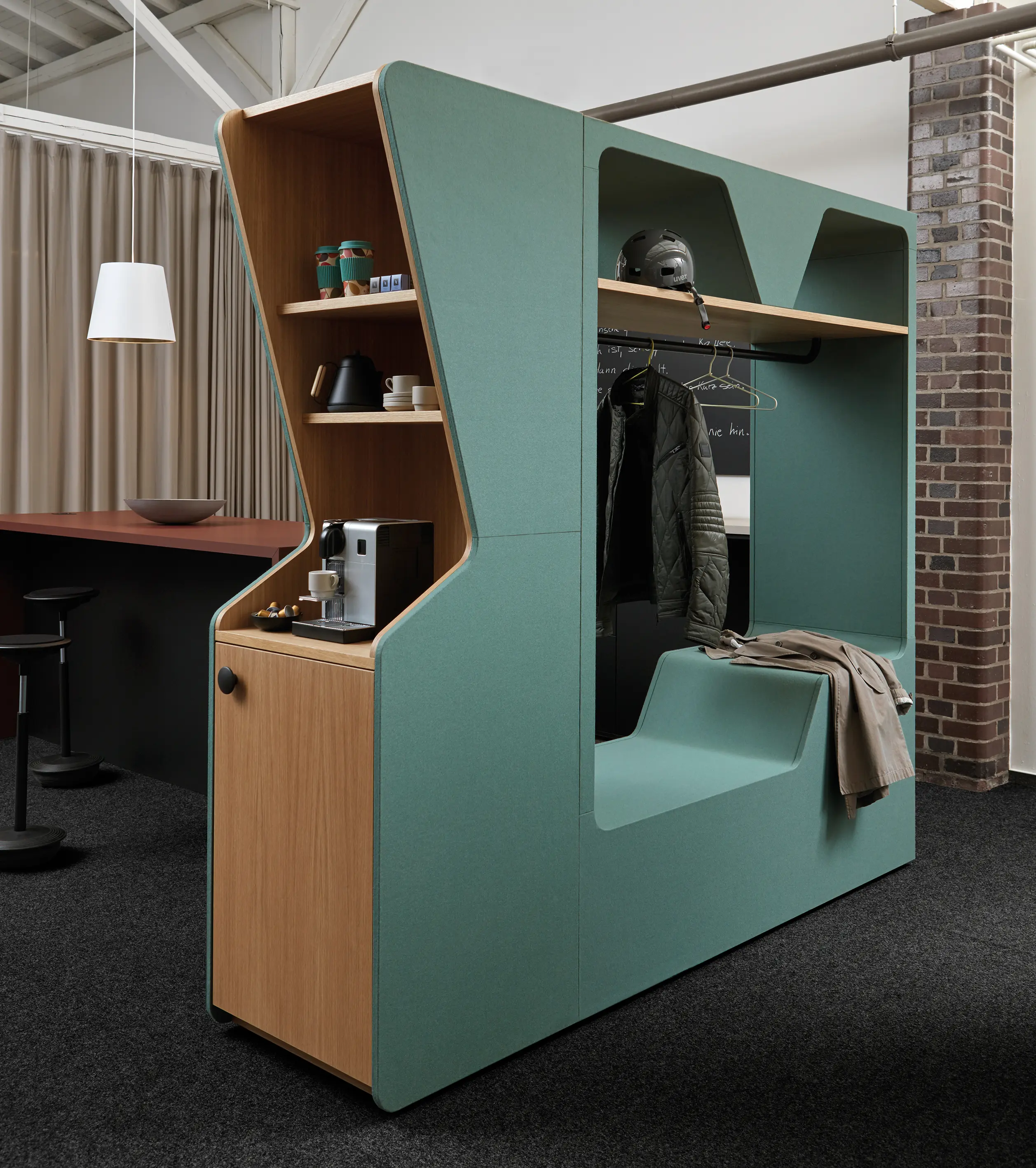 werner works - parkour Coffee station