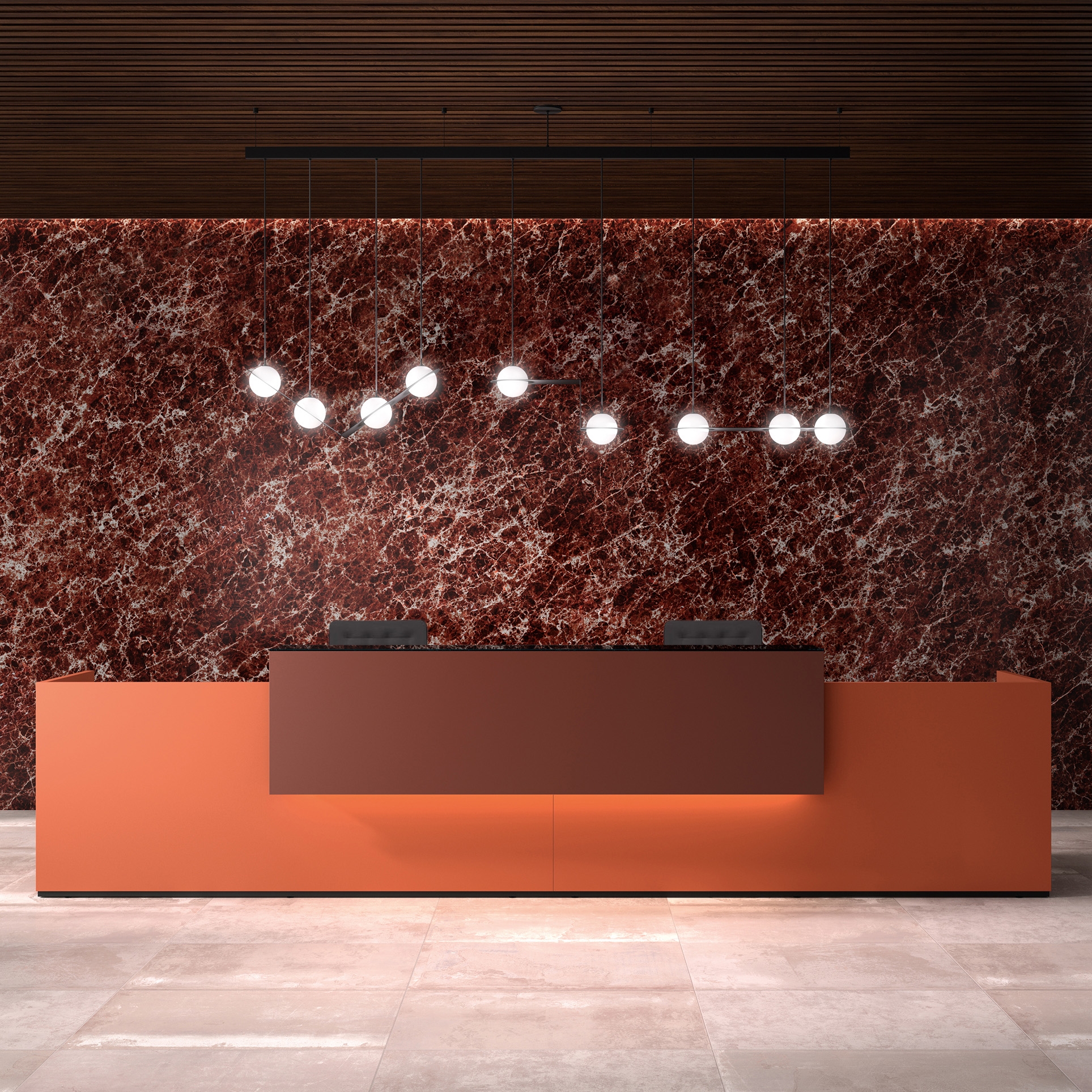 Display product basic C Reception system from manufacturer werner works