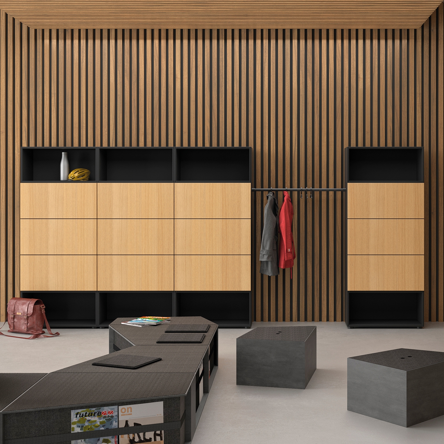 Display product lockers from manufacturer werner works