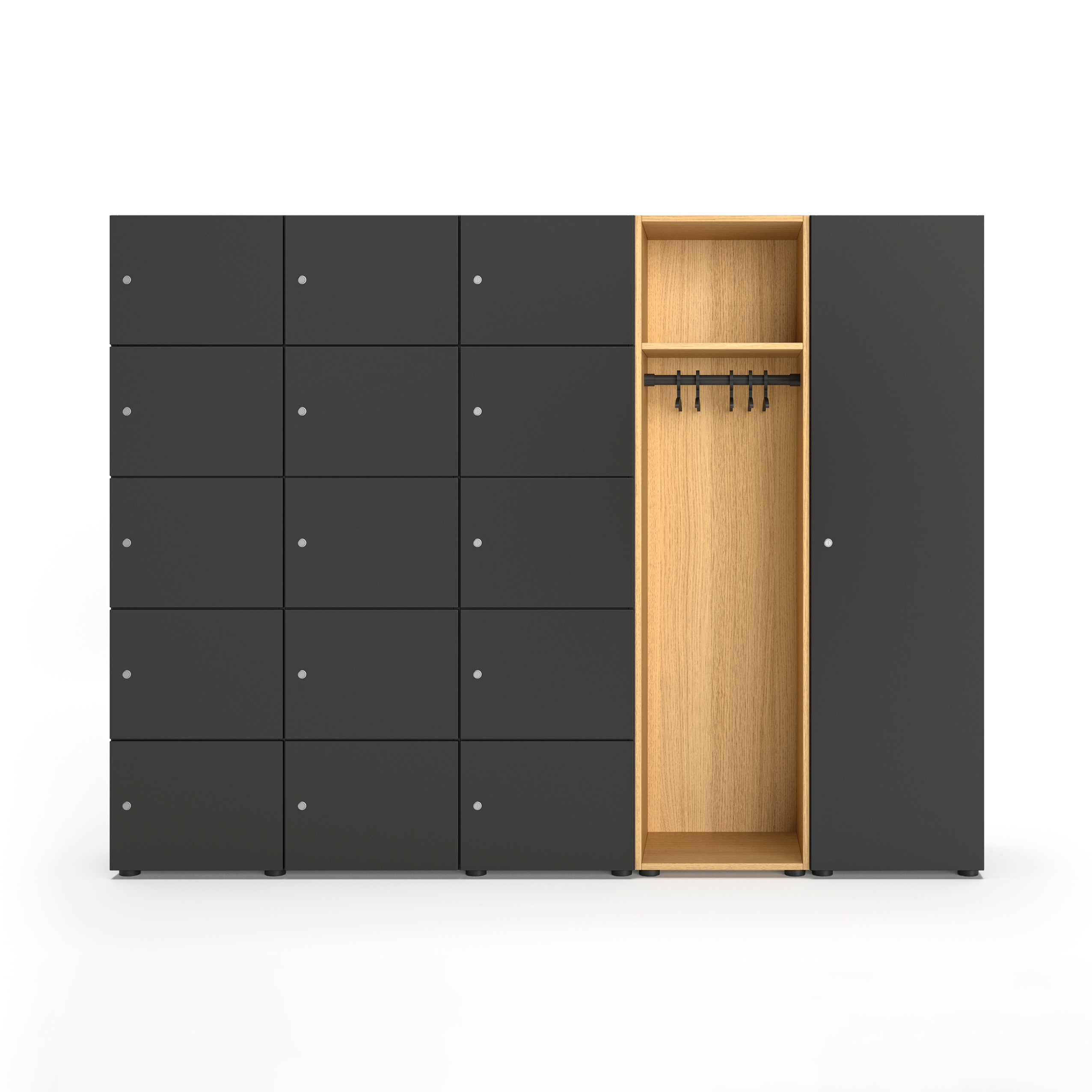 Display product lockers from manufacturer werner works