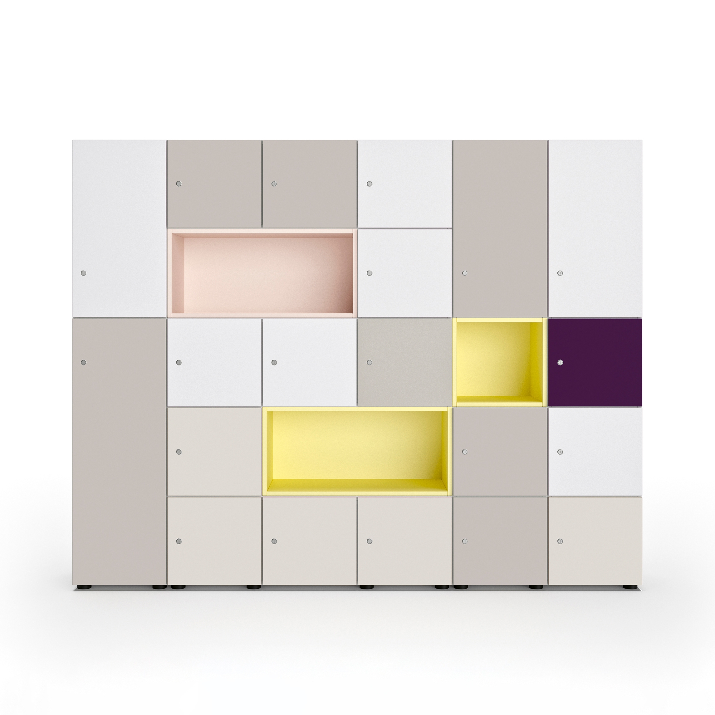 Display product lockers from manufacturer werner works