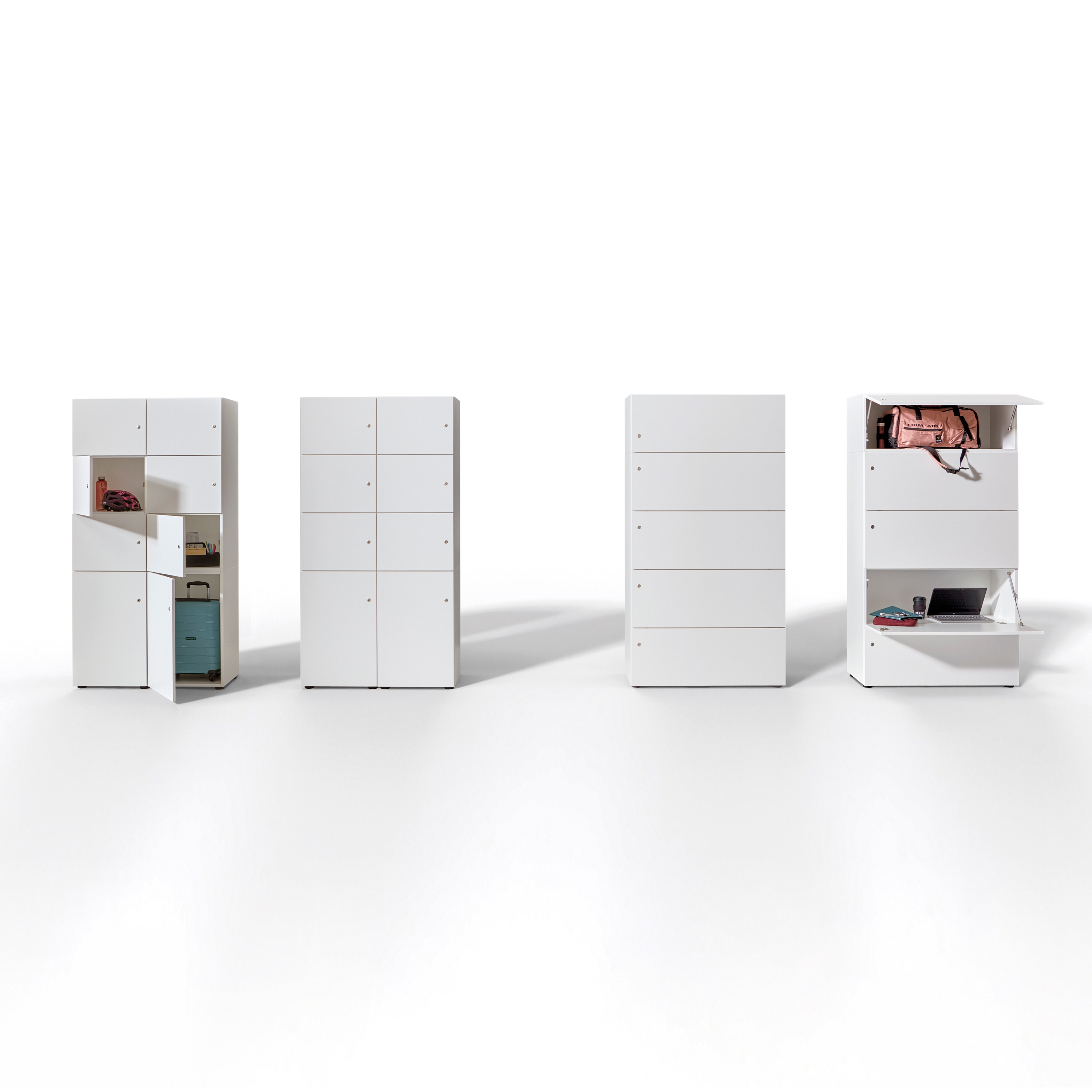 Display product lockers from manufacturer werner works