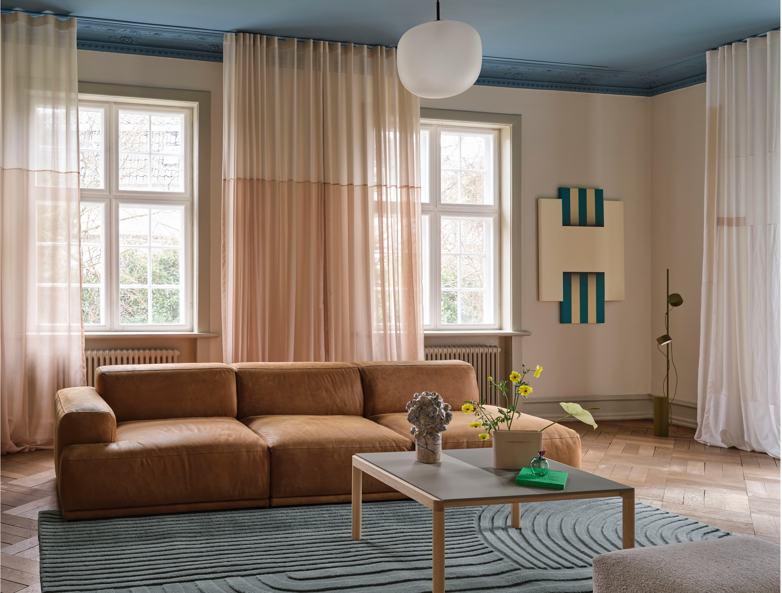 CONNECT SOFT MODULAR SOFA OTTOMAN (I) CLAY 12 Poufs from Muuto
