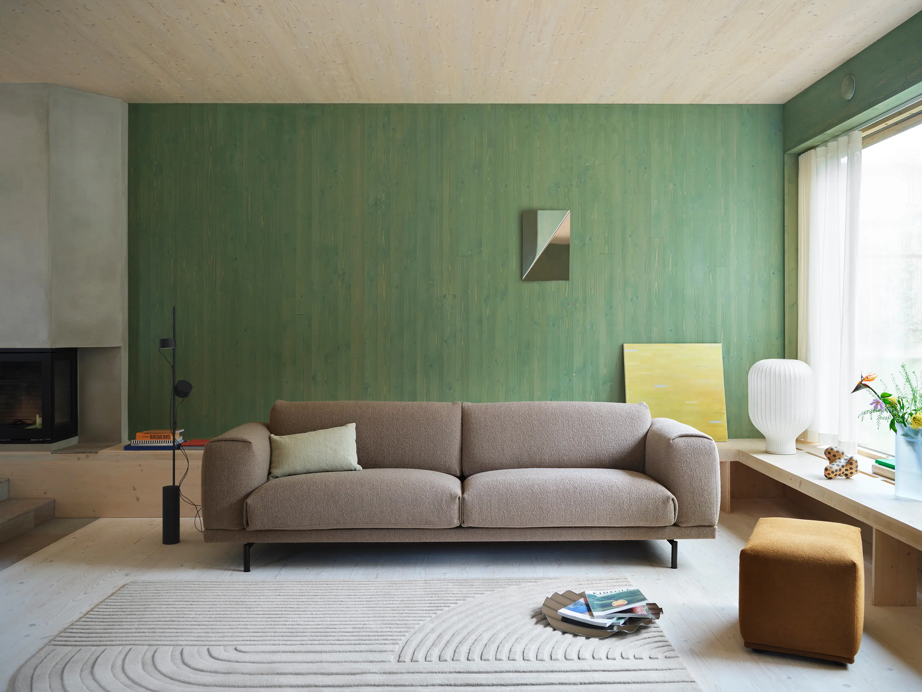 Muuto - Rest Pouf | Wood Base