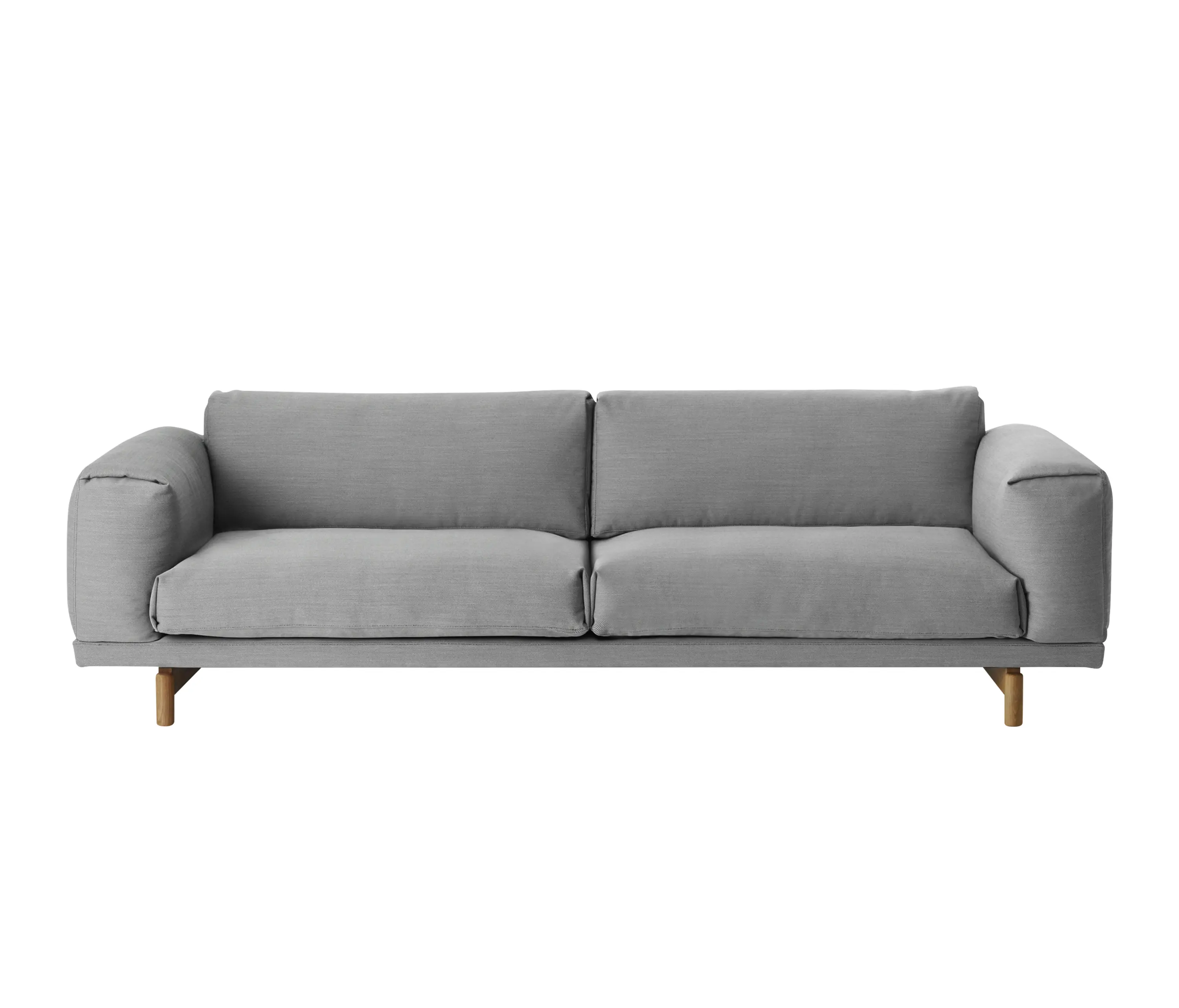 Muuto - Rest Sofa 3-seater | Wood Base