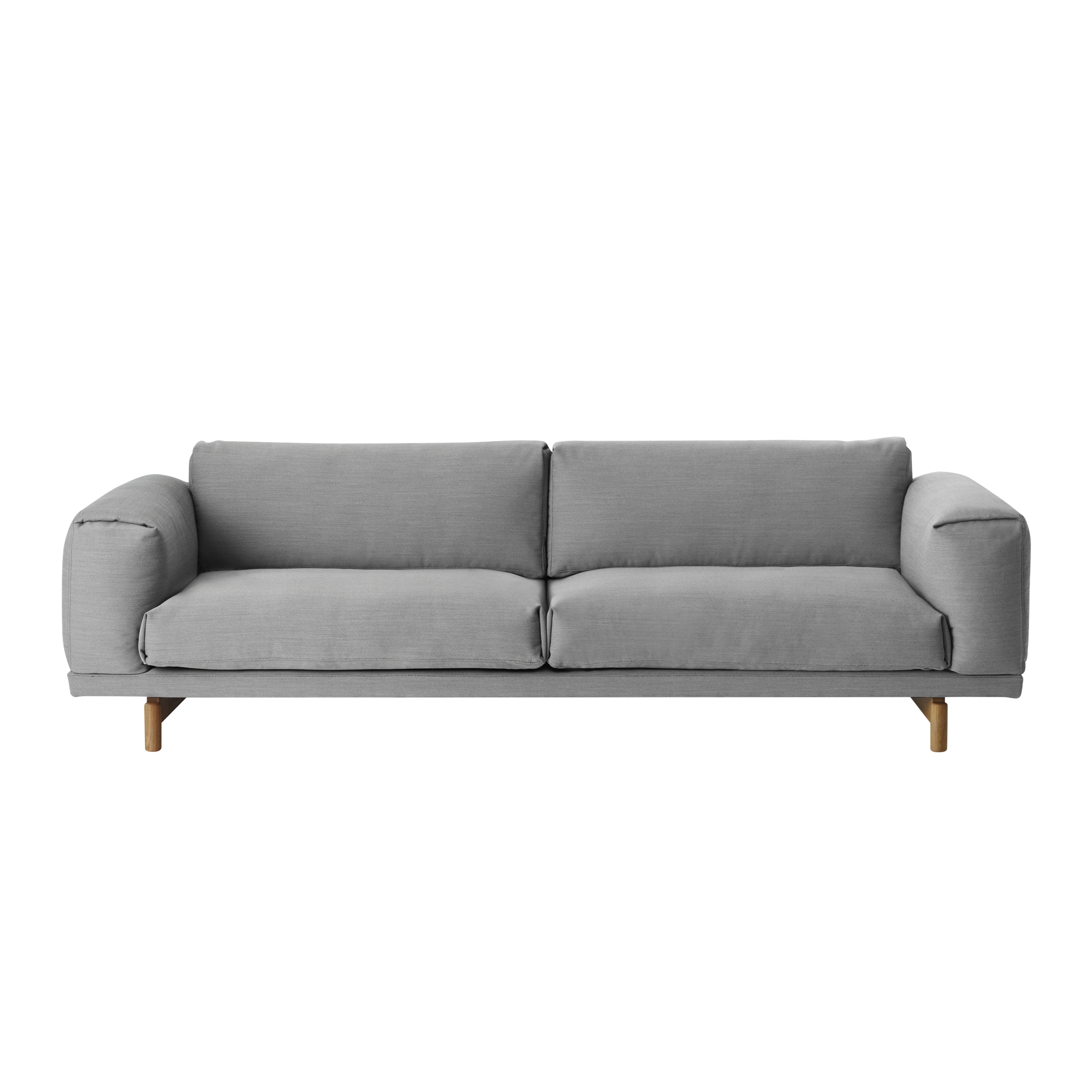 Rest Sofa 3-seater | Wood Base