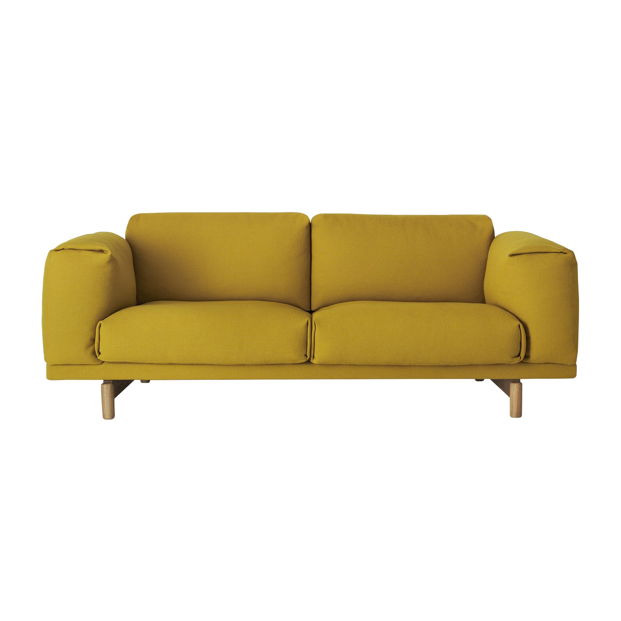 Display product Rest Sofa 2-seater | Wood Base from manufacturer Muuto