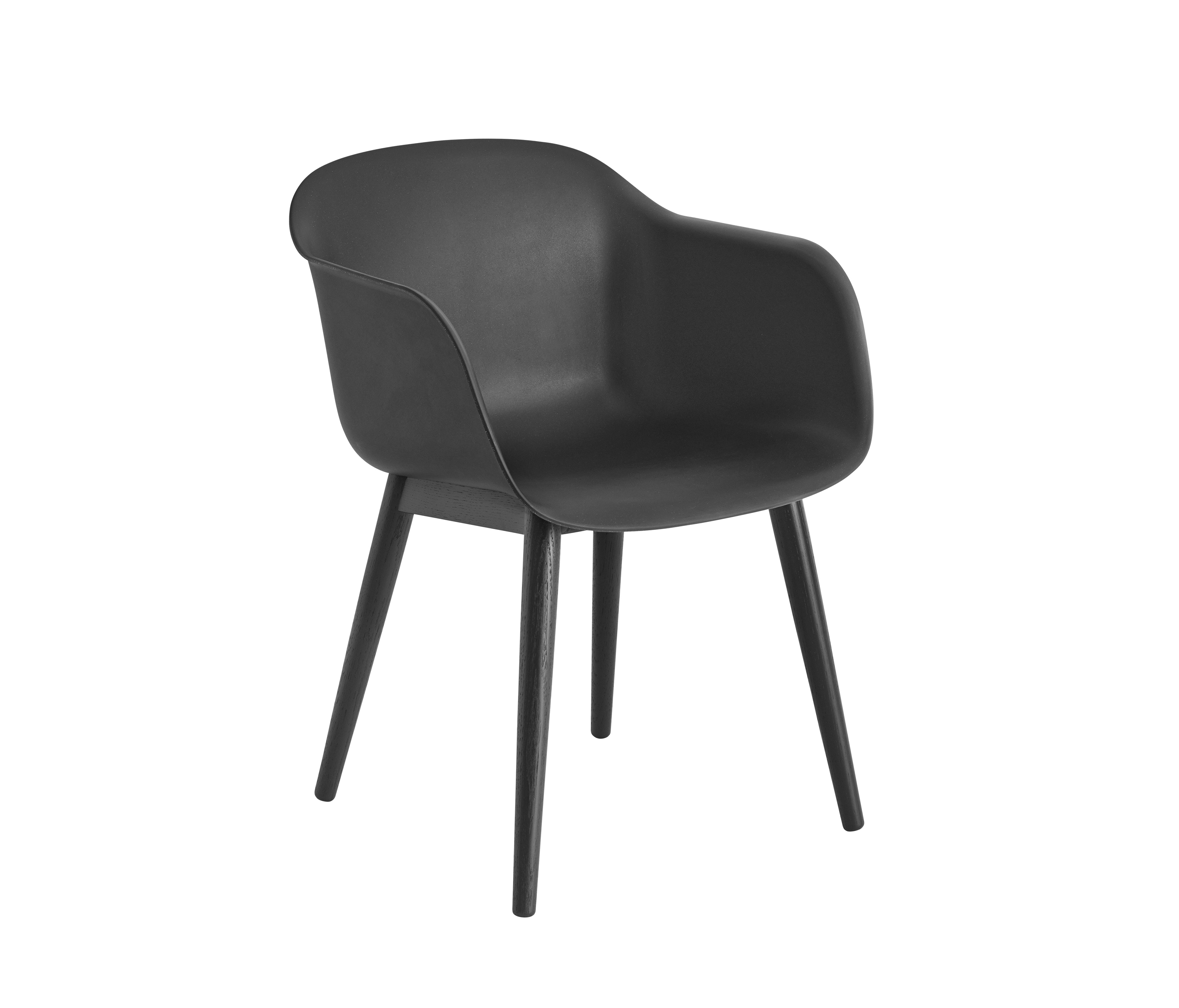 Display product Fiber Armchair | Wood Base from manufacturer Muuto