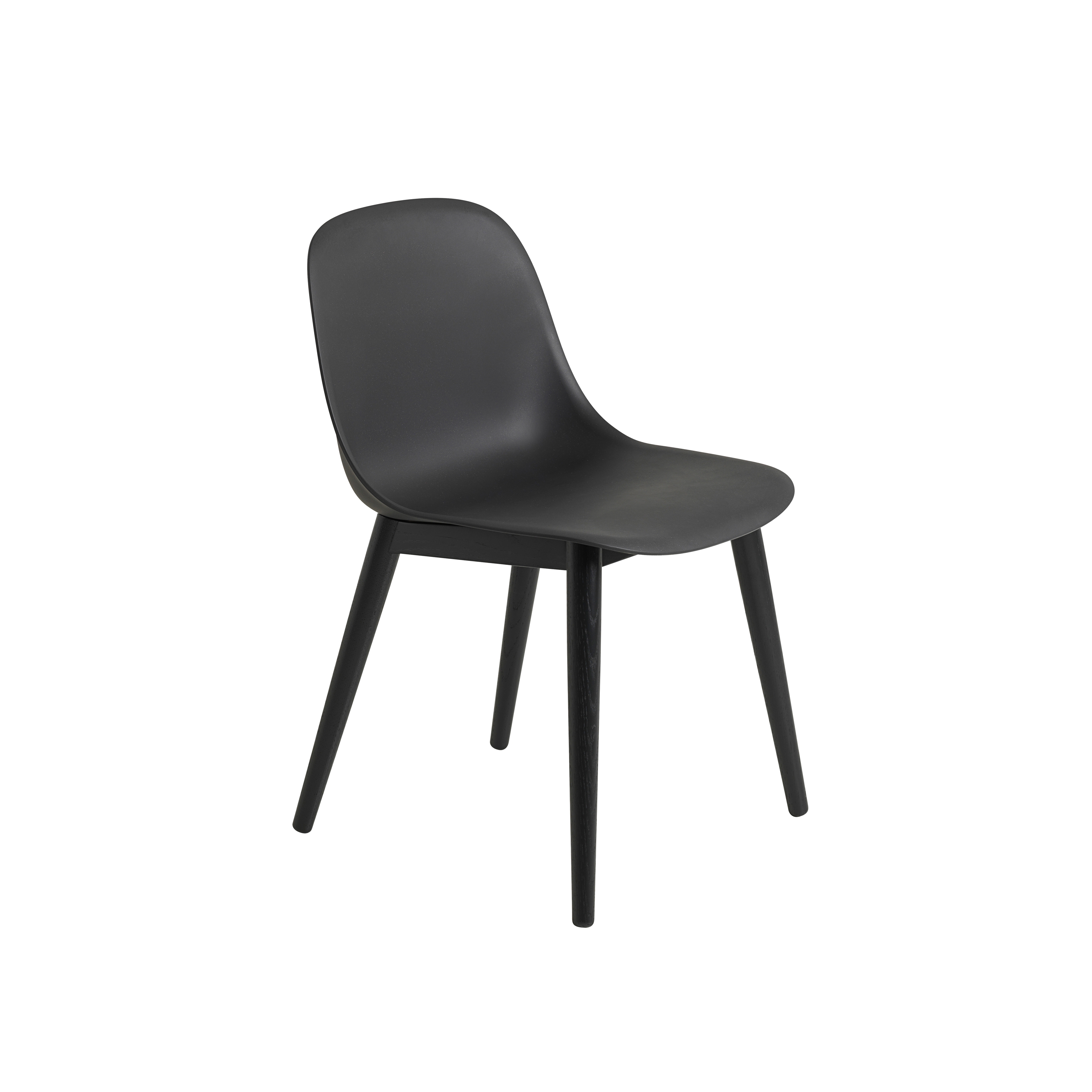 Display product Fiber Side Chair | Wood Base from manufacturer Muuto
