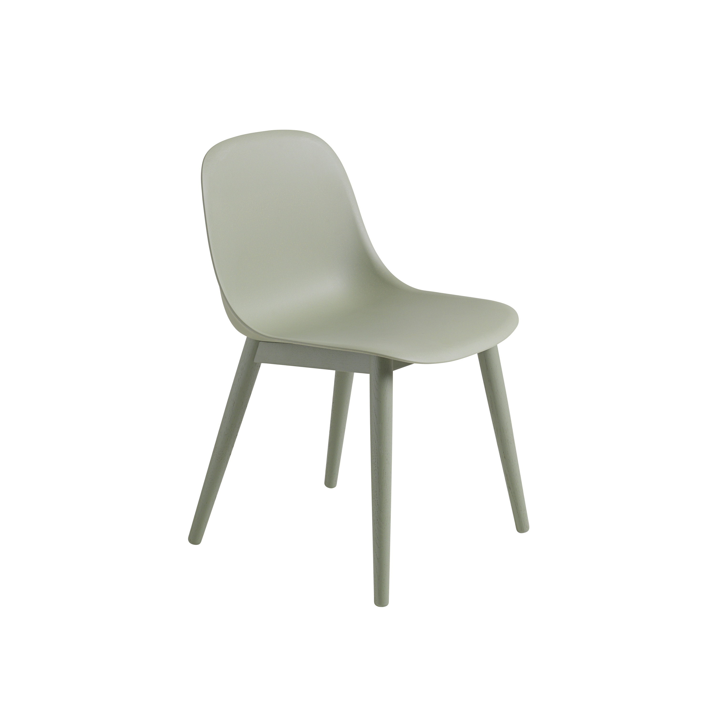 Fiber Side Chair | Wood Base