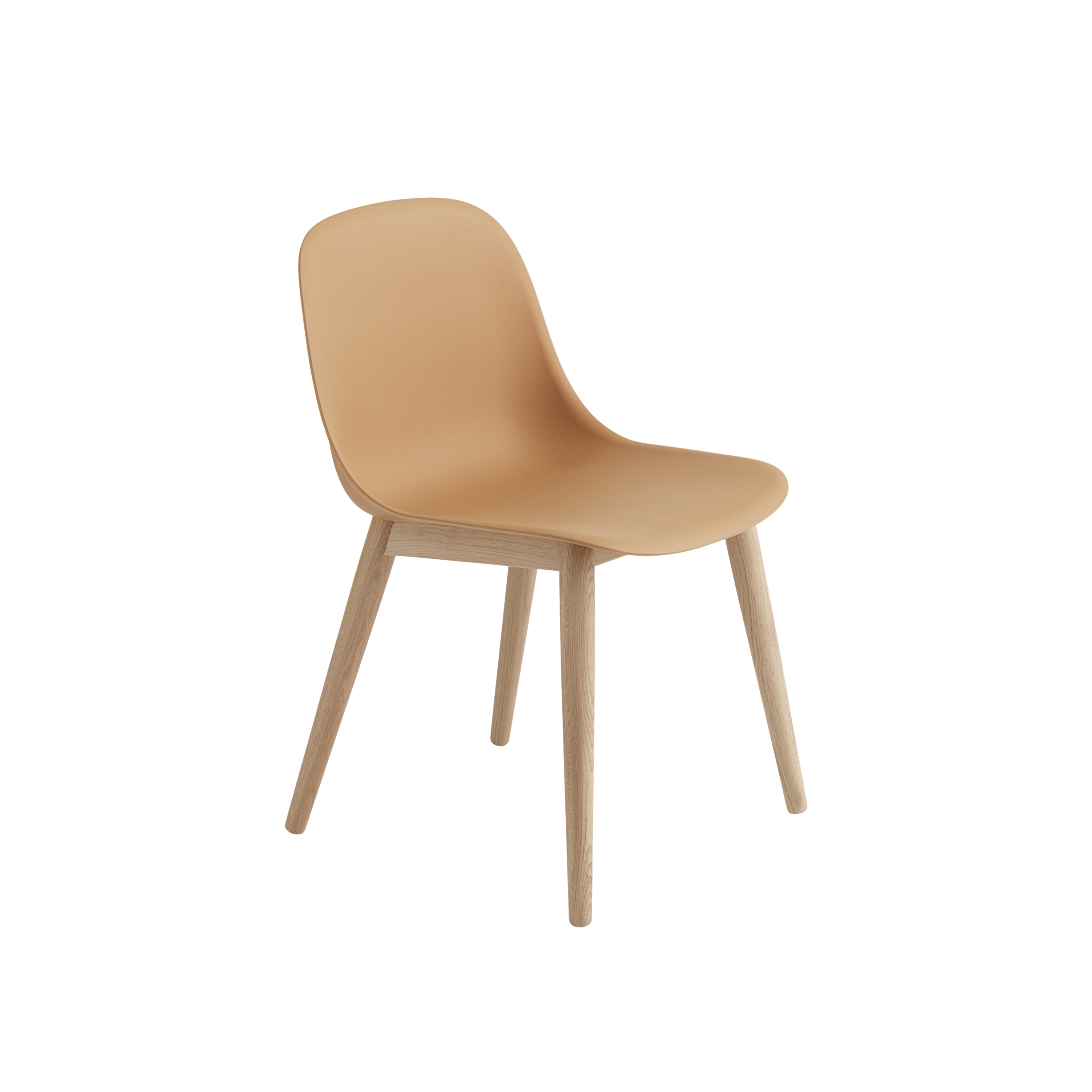 Display product Fiber Side Chair | Wood Base from manufacturer Muuto