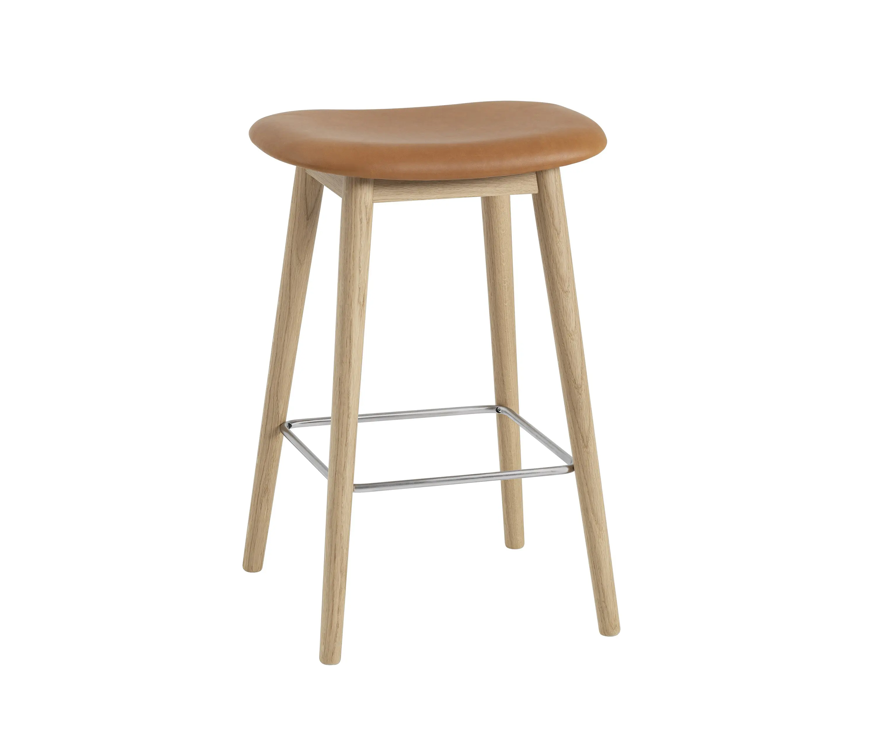 Muuto - Fiber Counter Stool | Wood Base