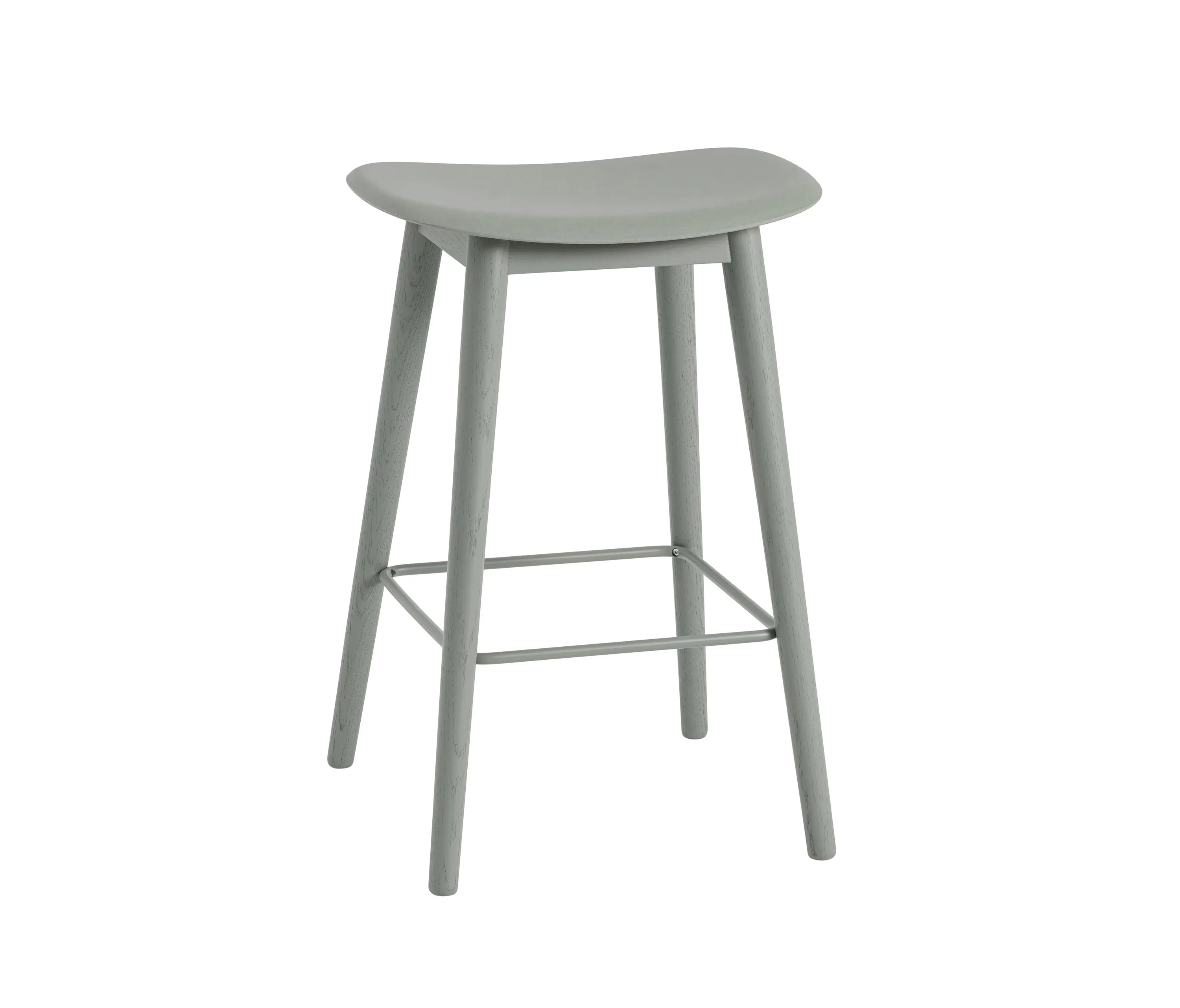 Muuto - Fiber Counter Stool | Wood Base