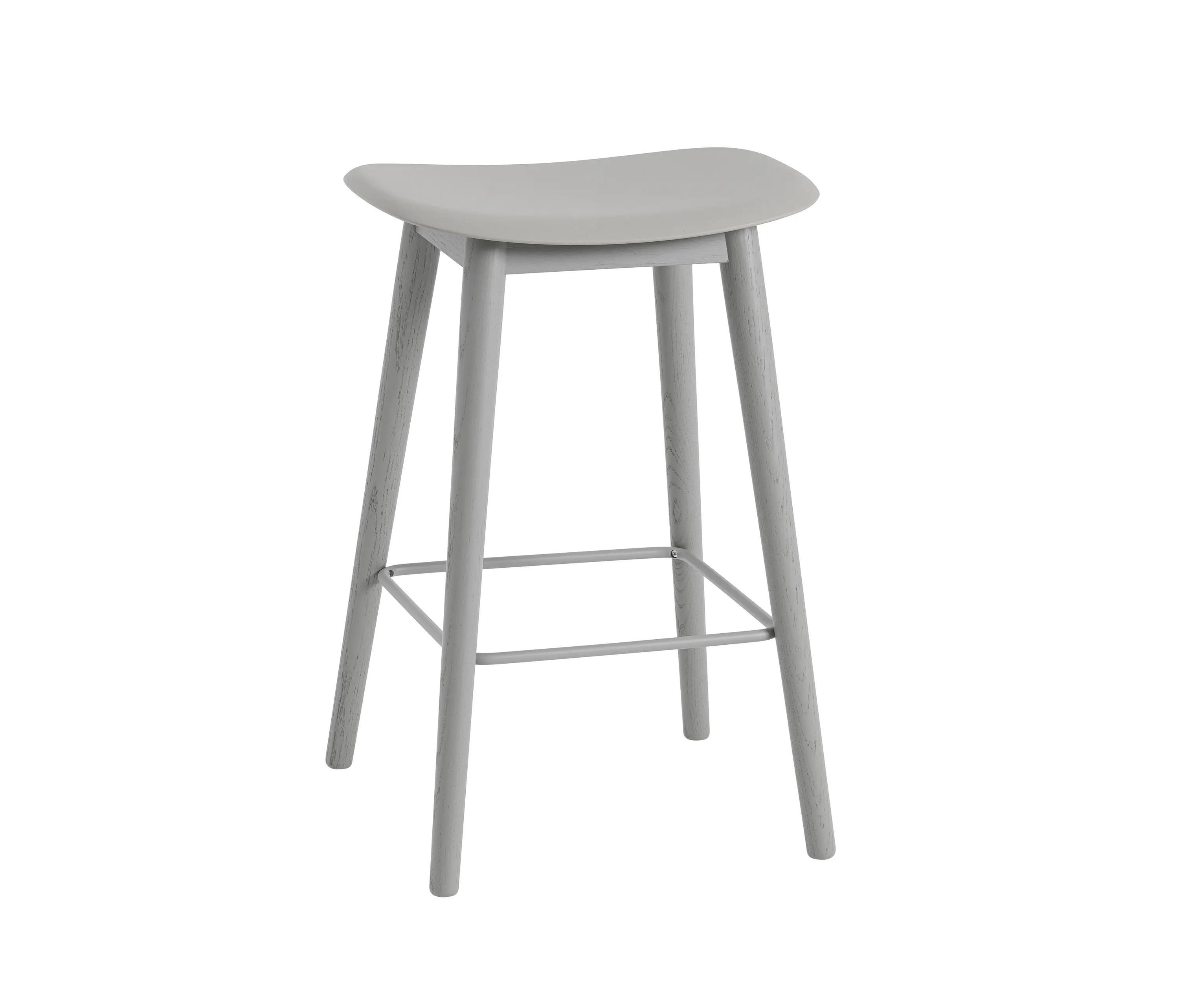 Muuto - Fiber Counter Stool | Wood Base