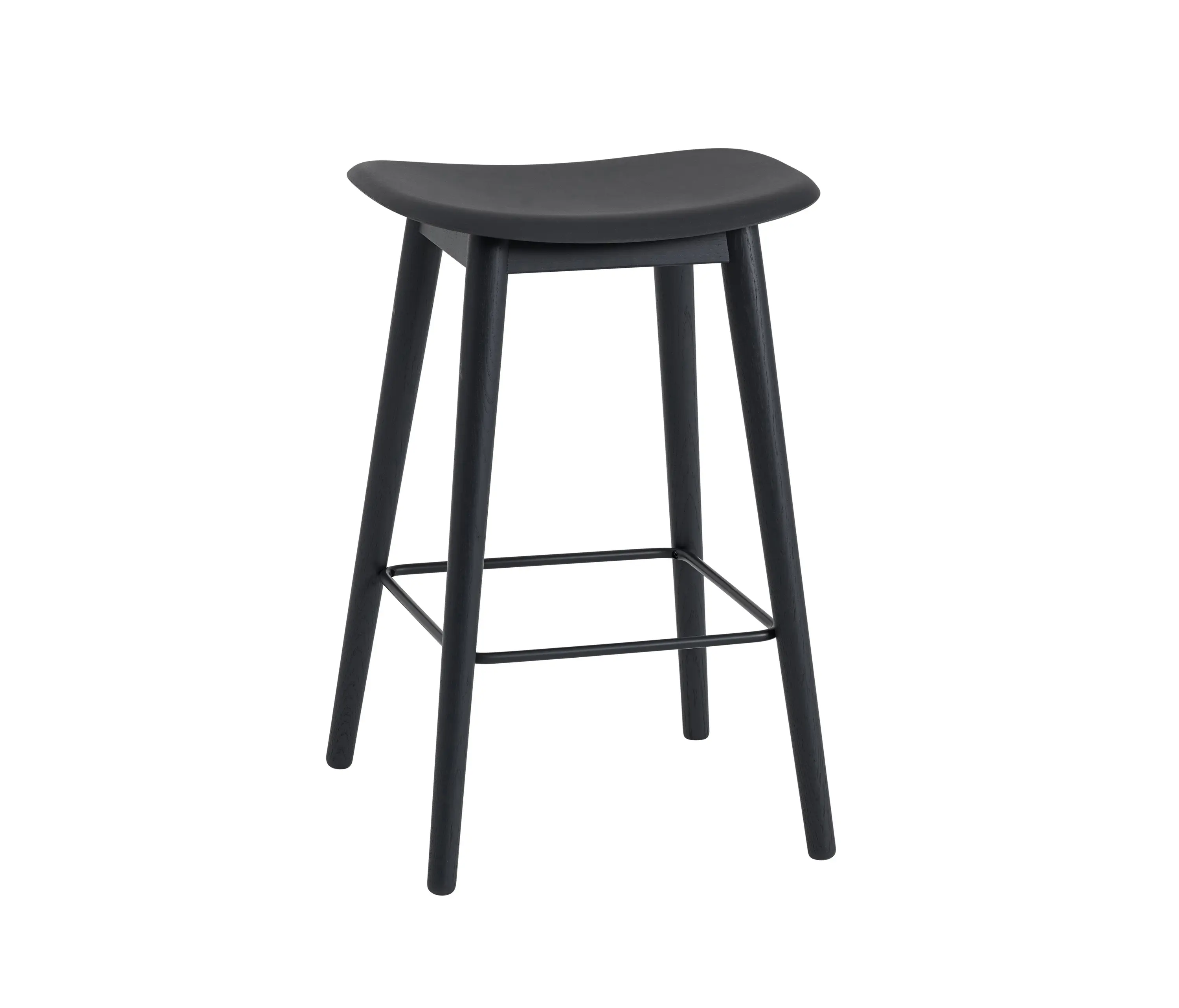 Muuto - Fiber Counter Stool | Wood Base