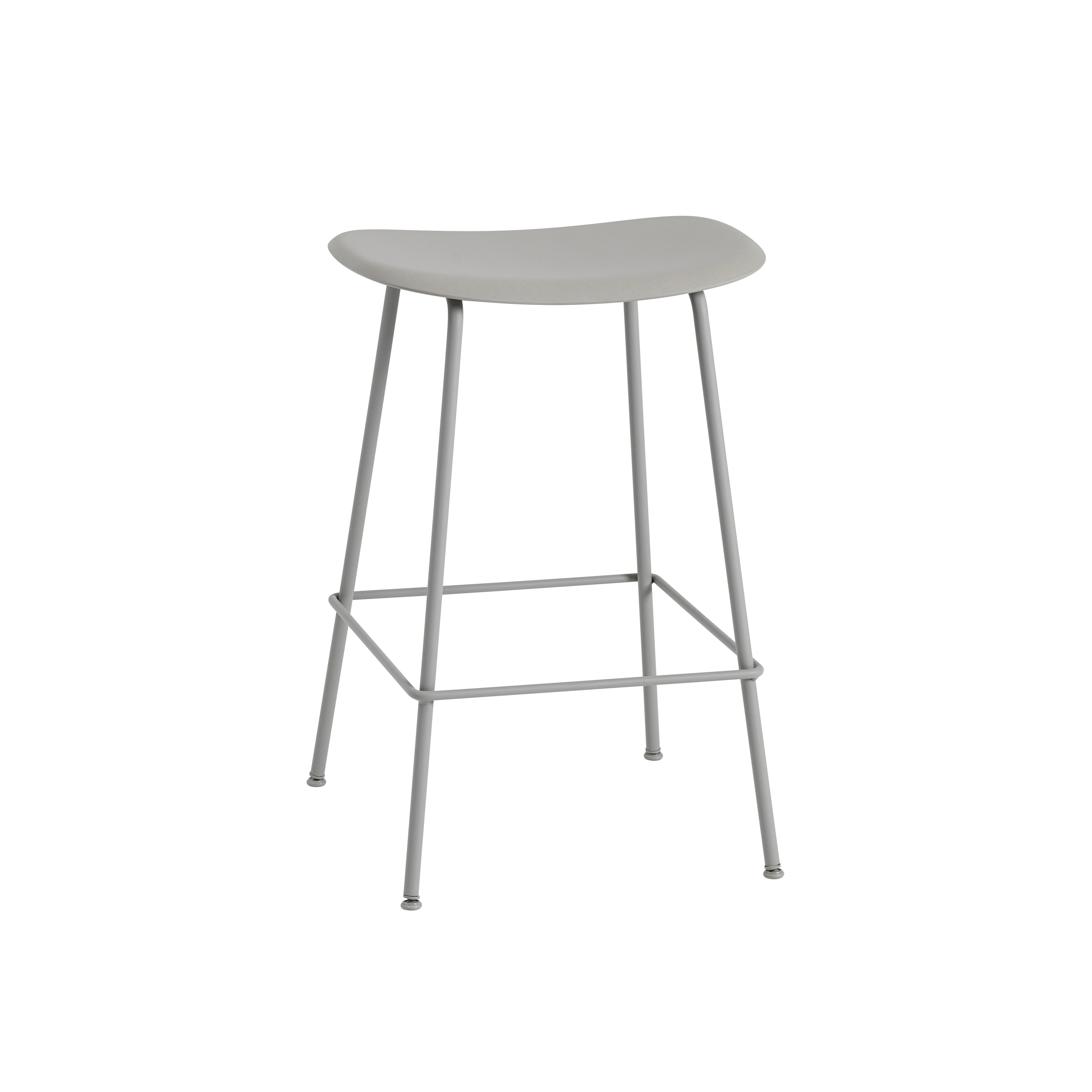 Display product Fiber Counter Stool | Tube Base from manufacturer Muuto