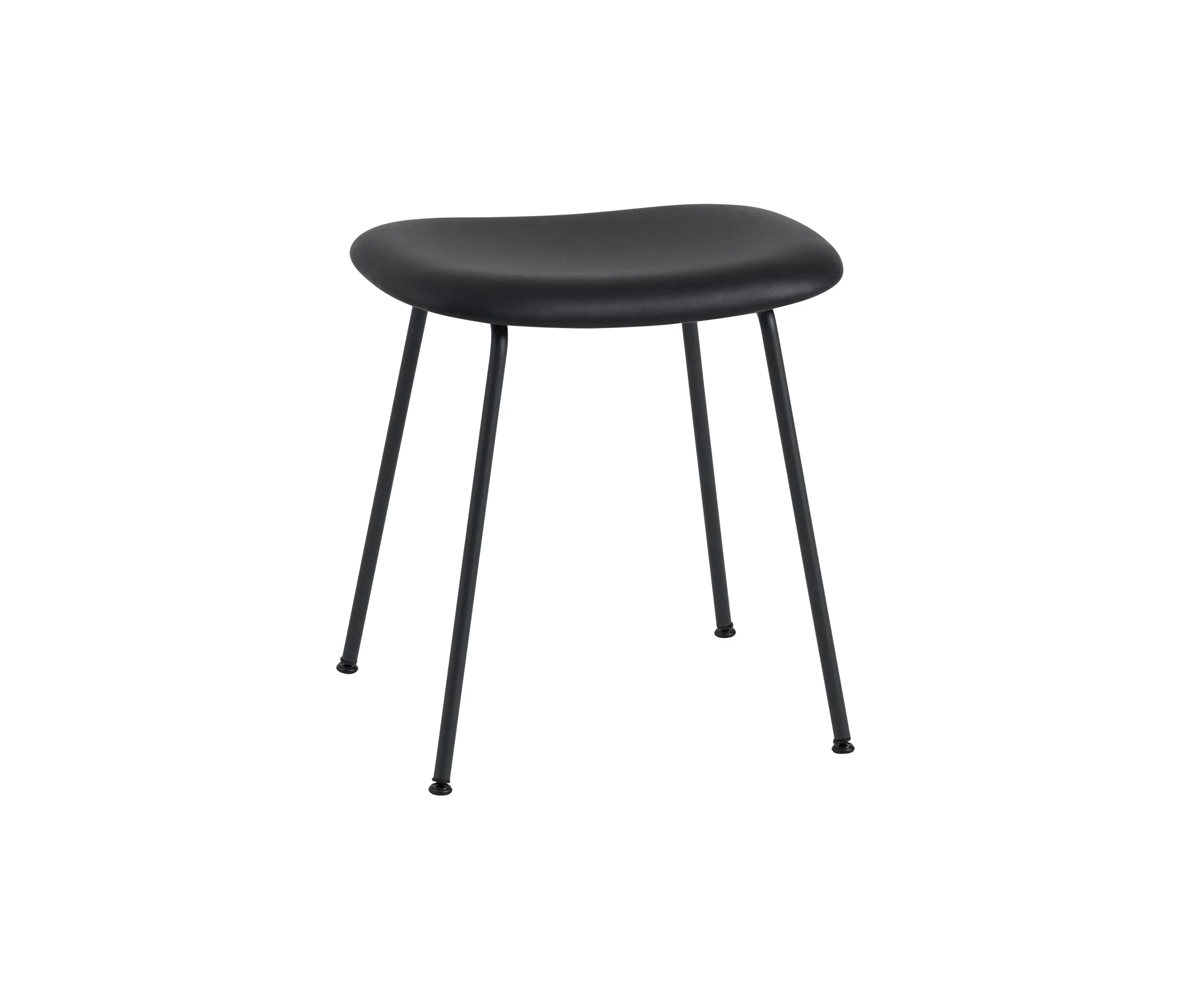 Muuto - Fiber Stool | Tube Base | Leather