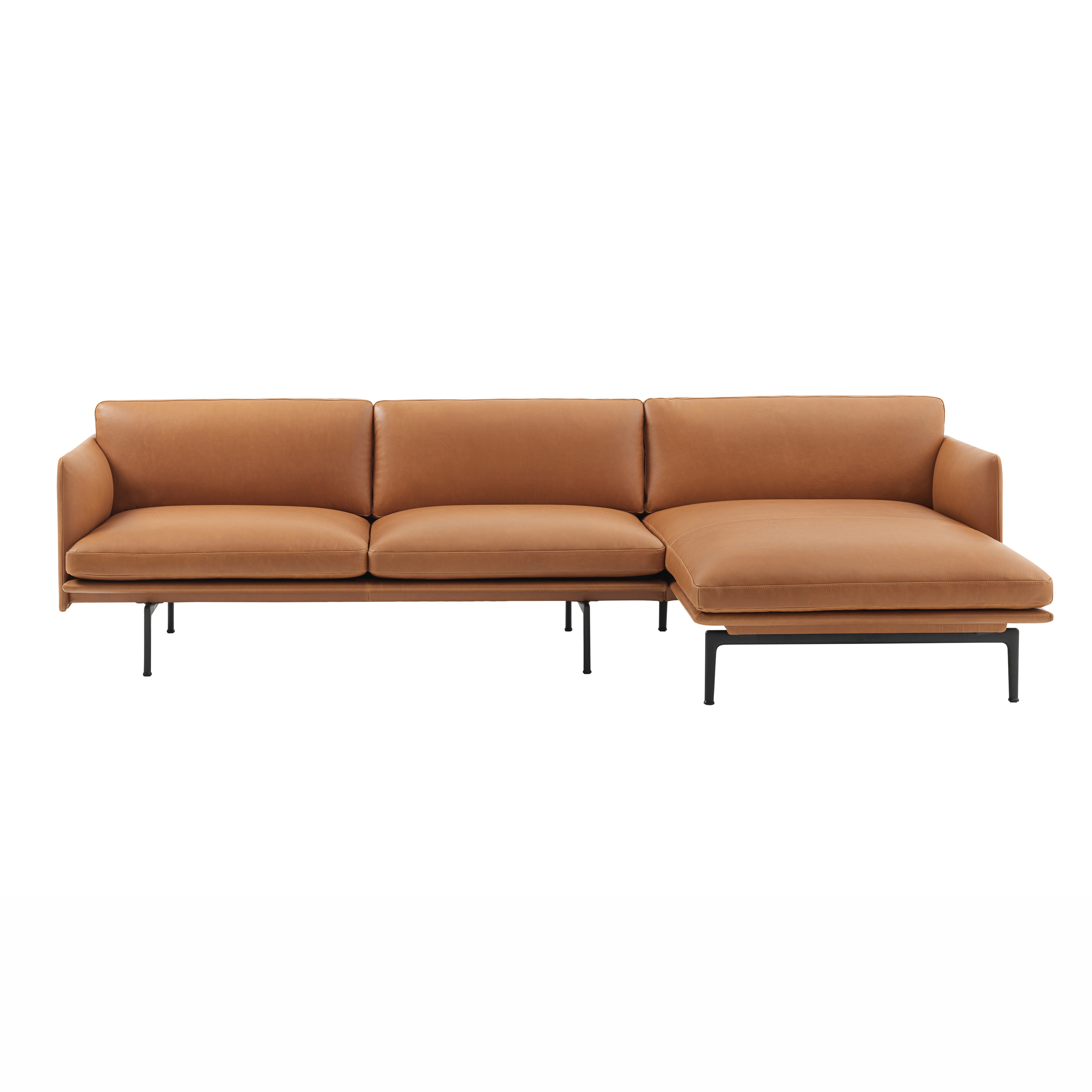 Display product Outline Sofa | Chaise Longue - Right from manufacturer Muuto