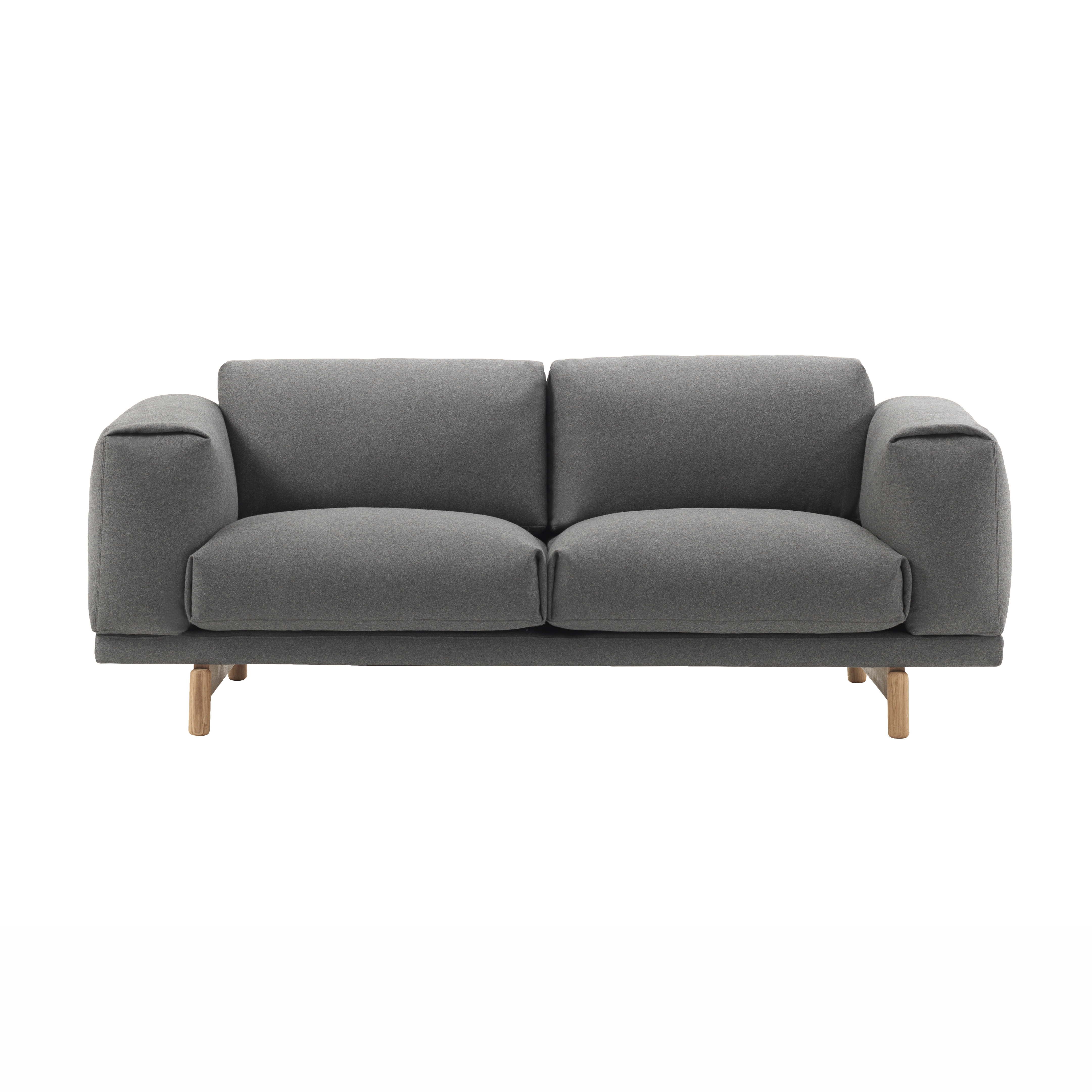 Rest Sofa 2-seater | Wood Base