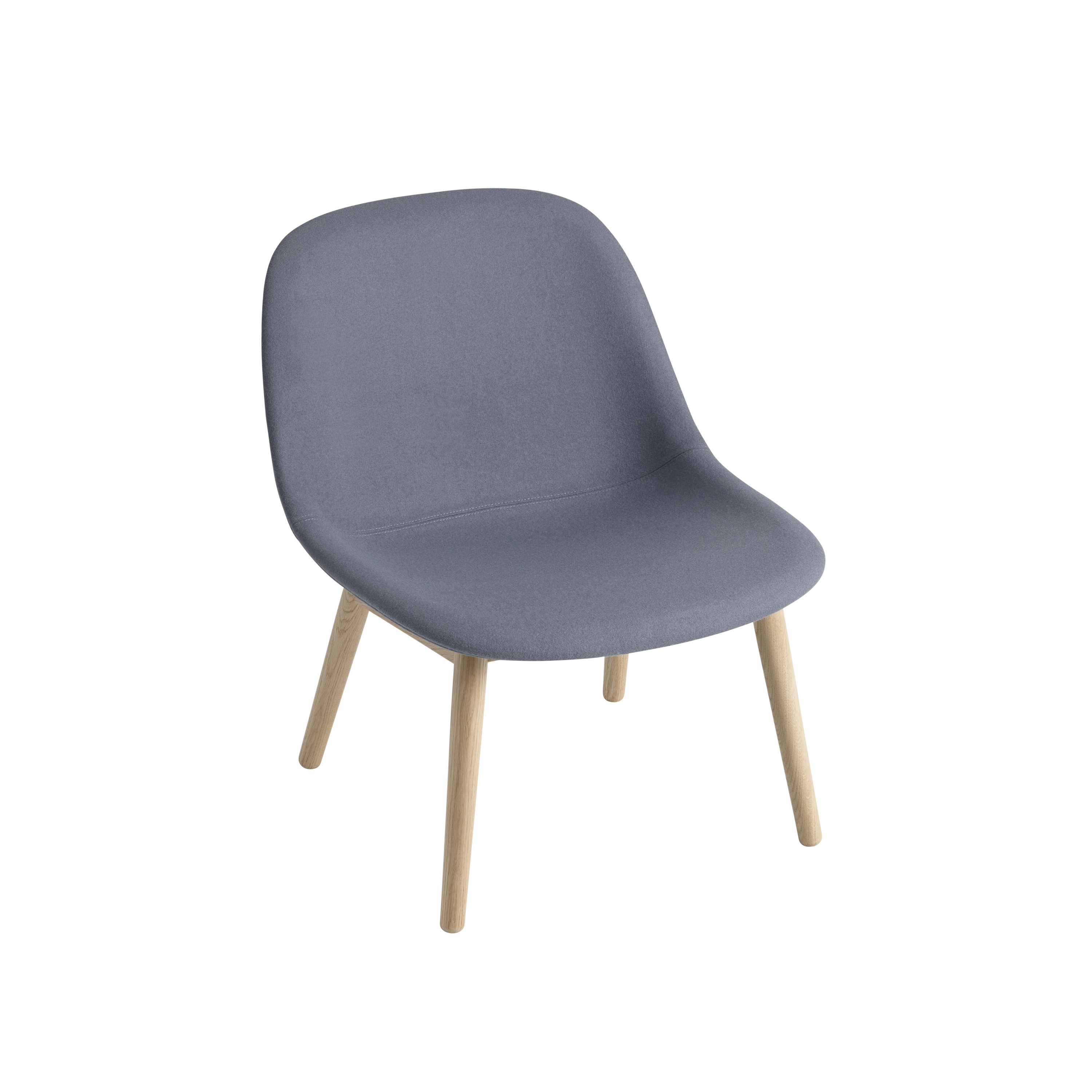 Mostrar el producto Fiber Lounge Chair | Wood Base | Textile del fabricante Muuto