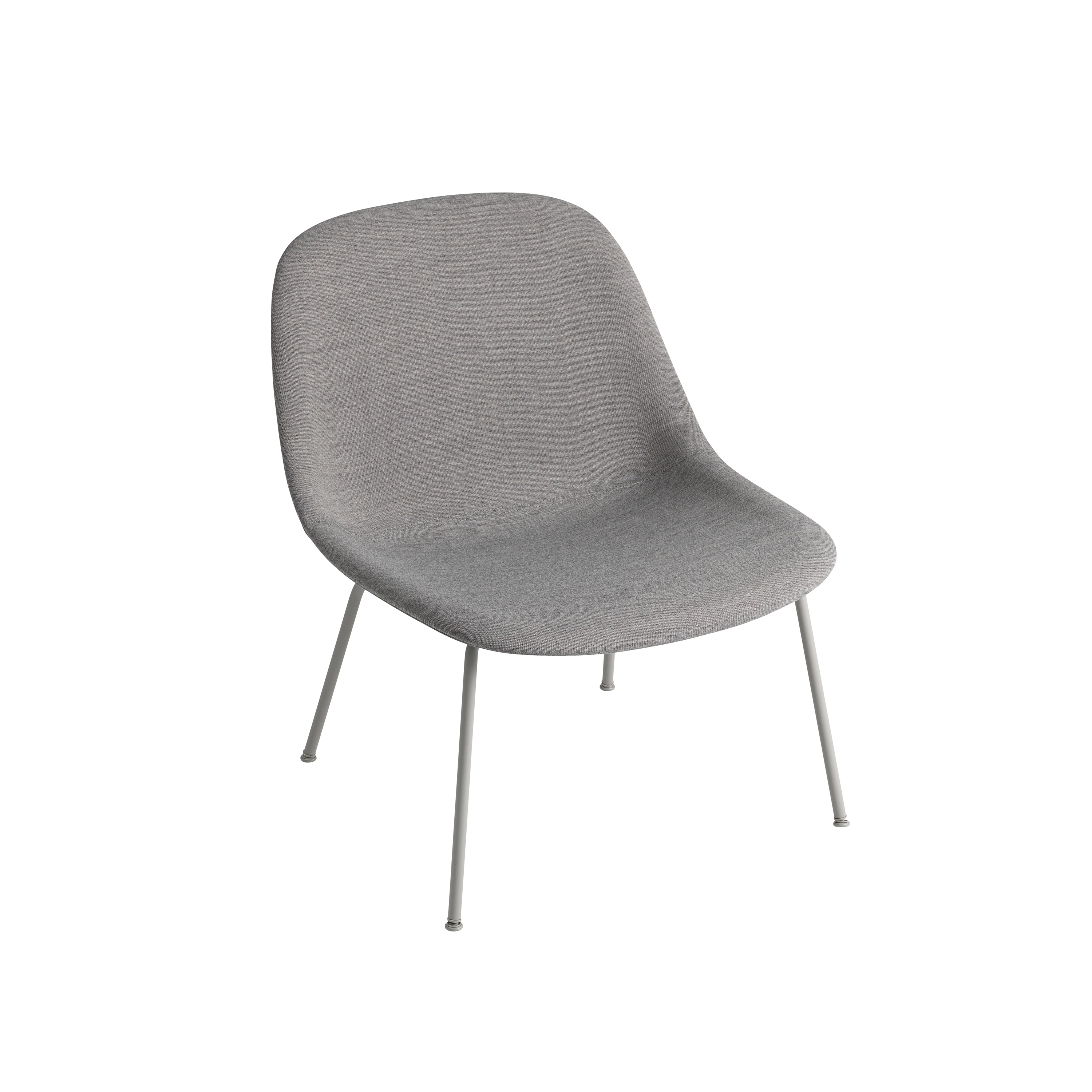 Fiber Lounge Chair | Tube Base | Textile
