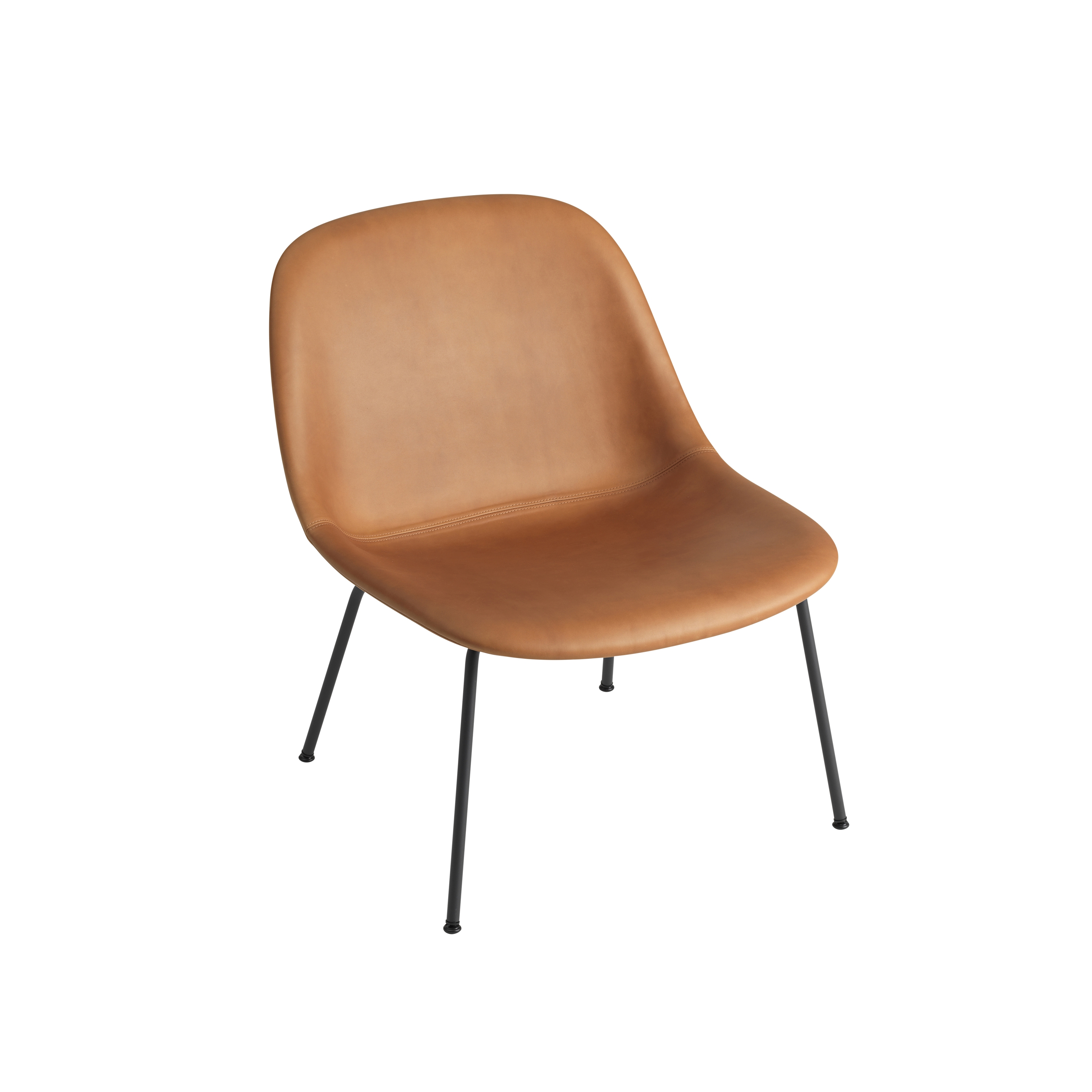 Mostrar el producto Fiber Lounge Chair | Tube Base | Leather del fabricante Muuto