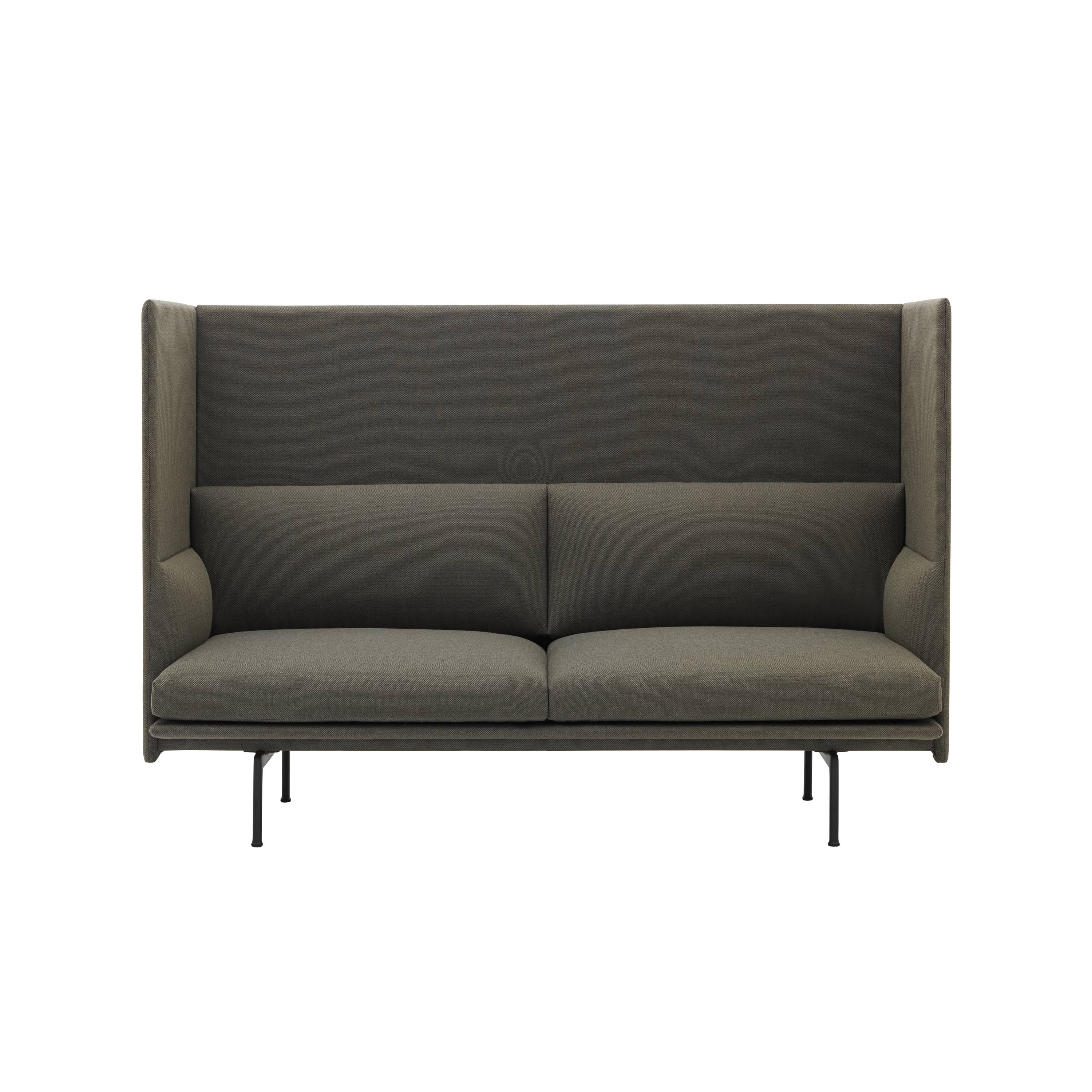 Display product Outline Highback | 2-Seater from manufacturer Muuto