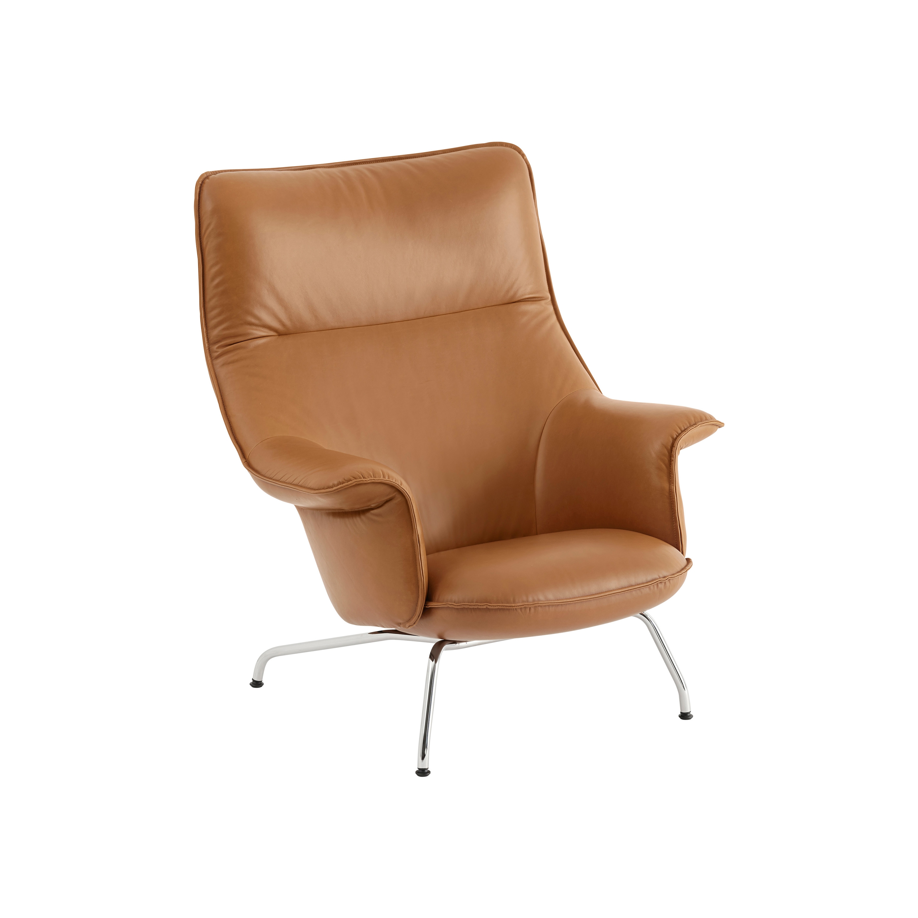 Display product Doze Lounge Chair High Back | Tube Base from manufacturer Muuto