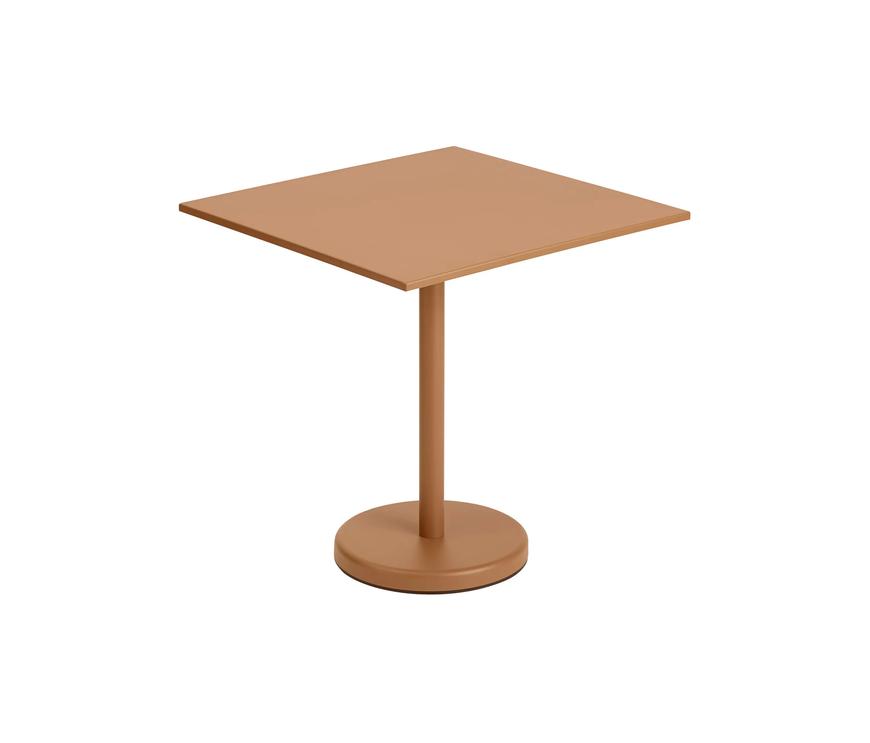 Muuto - Linear Steel | Café Table | 70 x 70 h: 73 cm / 27.6 x 27.6 h: 28.7"
