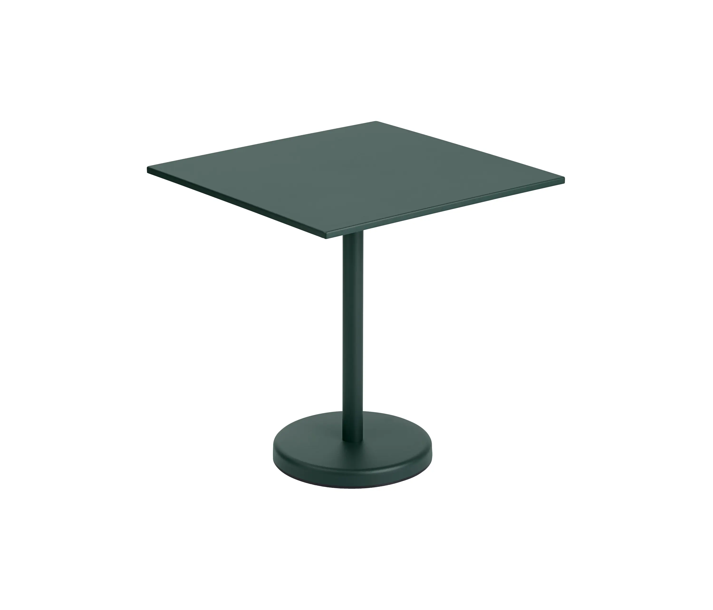Muuto - Linear Steel | Café Table | 70 x 70 h: 73 cm / 27.6 x 27.6 h: 28.7"