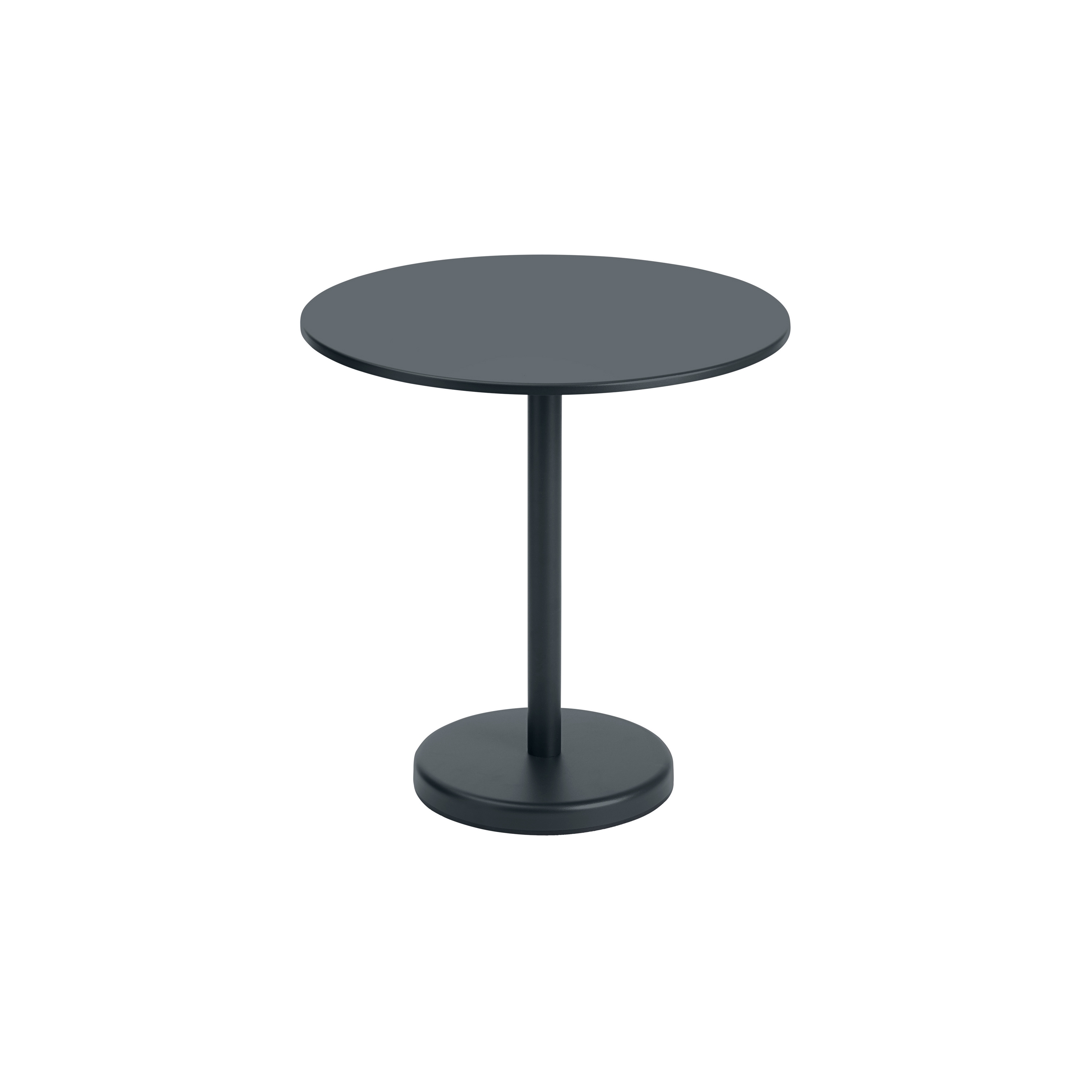 Linear Steel | Café Table | Ø 70 h: 73 cm / 27.6 h: 28.7"