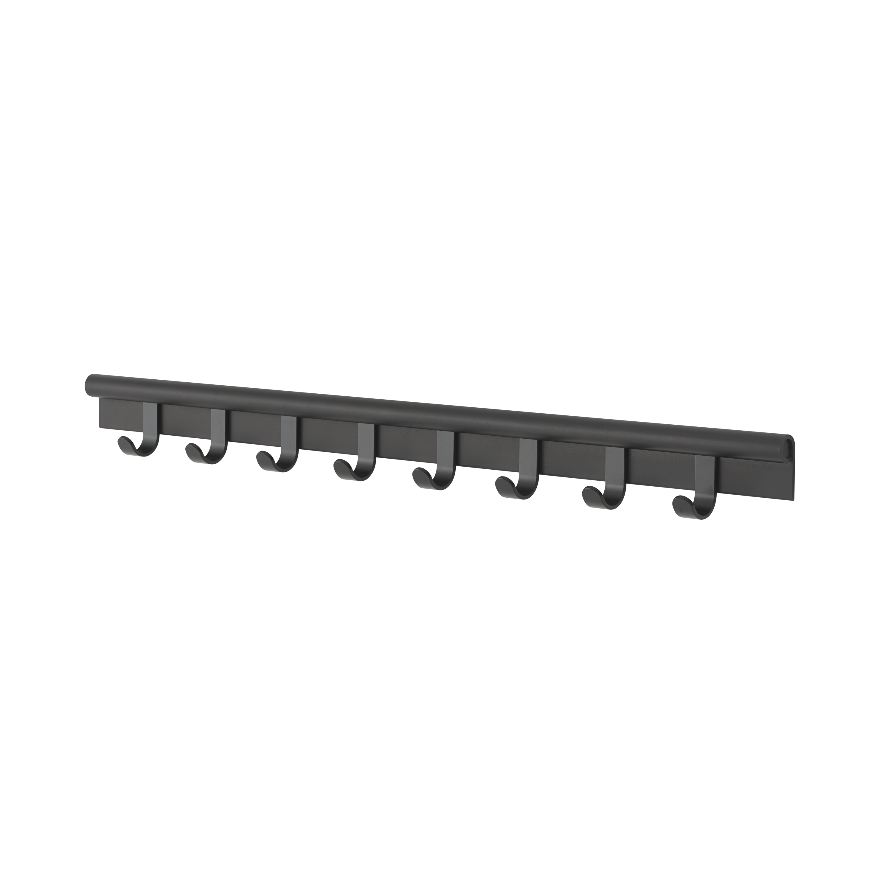 Vertoon produk Coil Coat Rack | 100 cm / 39.4" - Black van vervaardiger Muuto