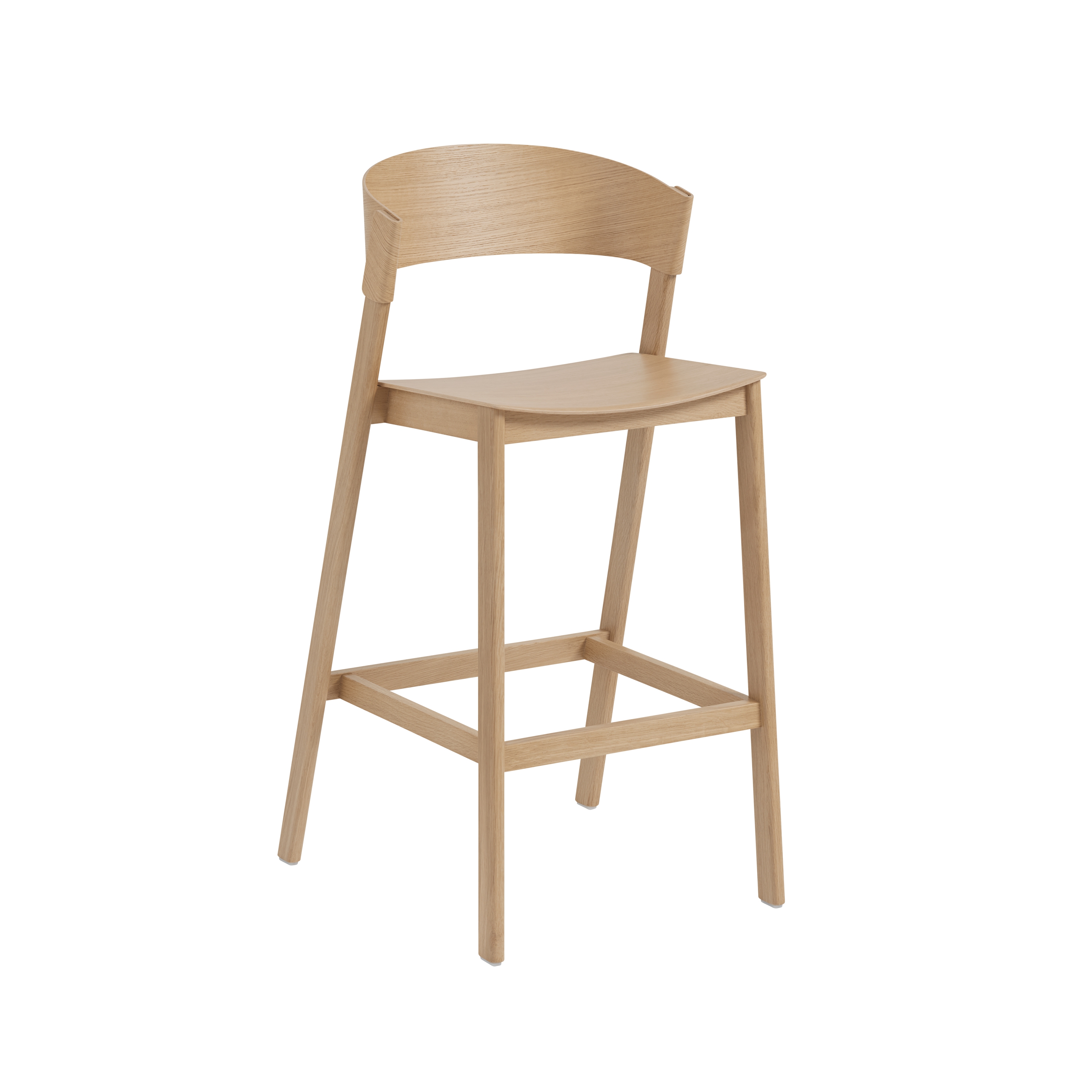 Cover Bar Stool - Oak