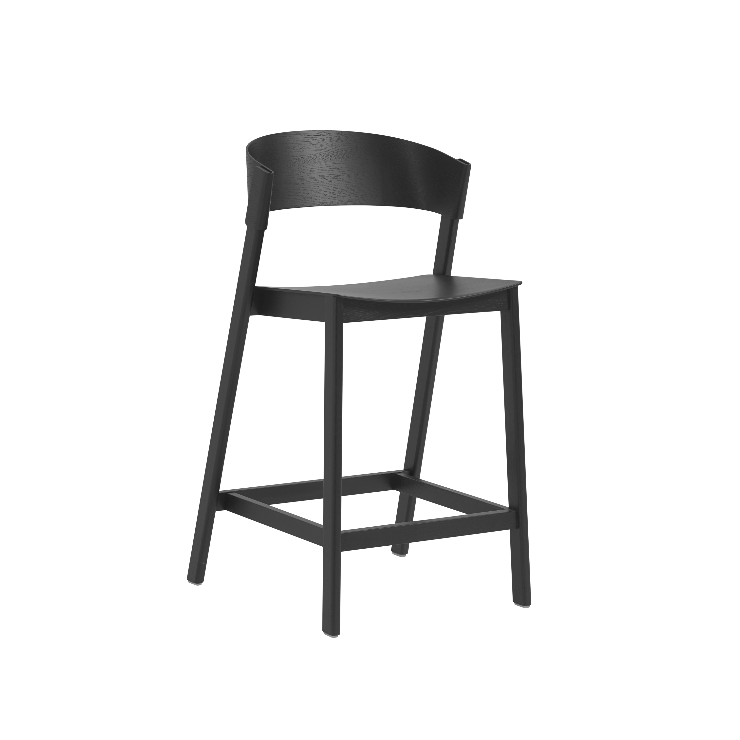 Afficher le produit Cover Counter Stool - Black du fabricant Muuto