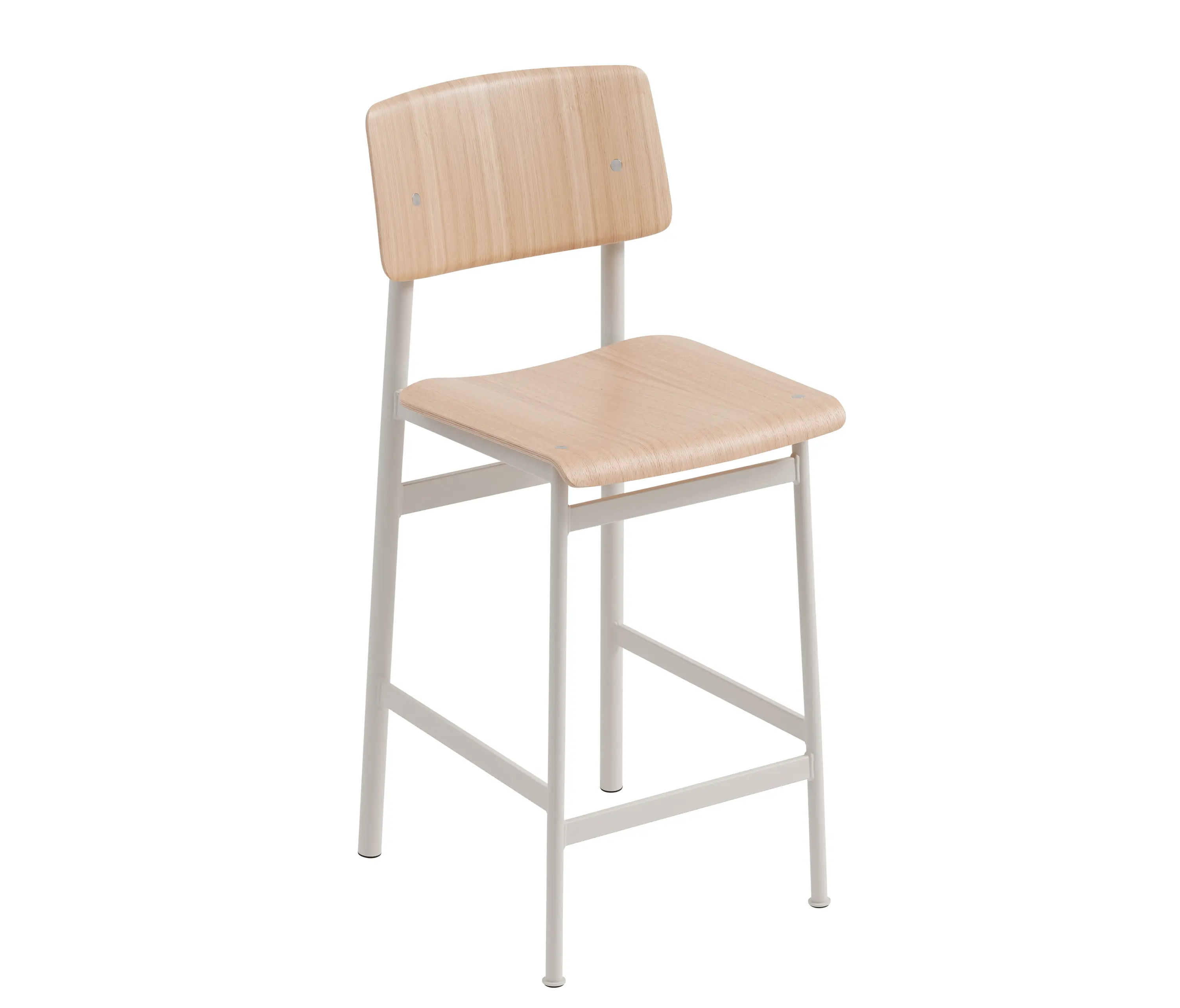 Muuto - Loft Bar Stool - Oak/Grey
