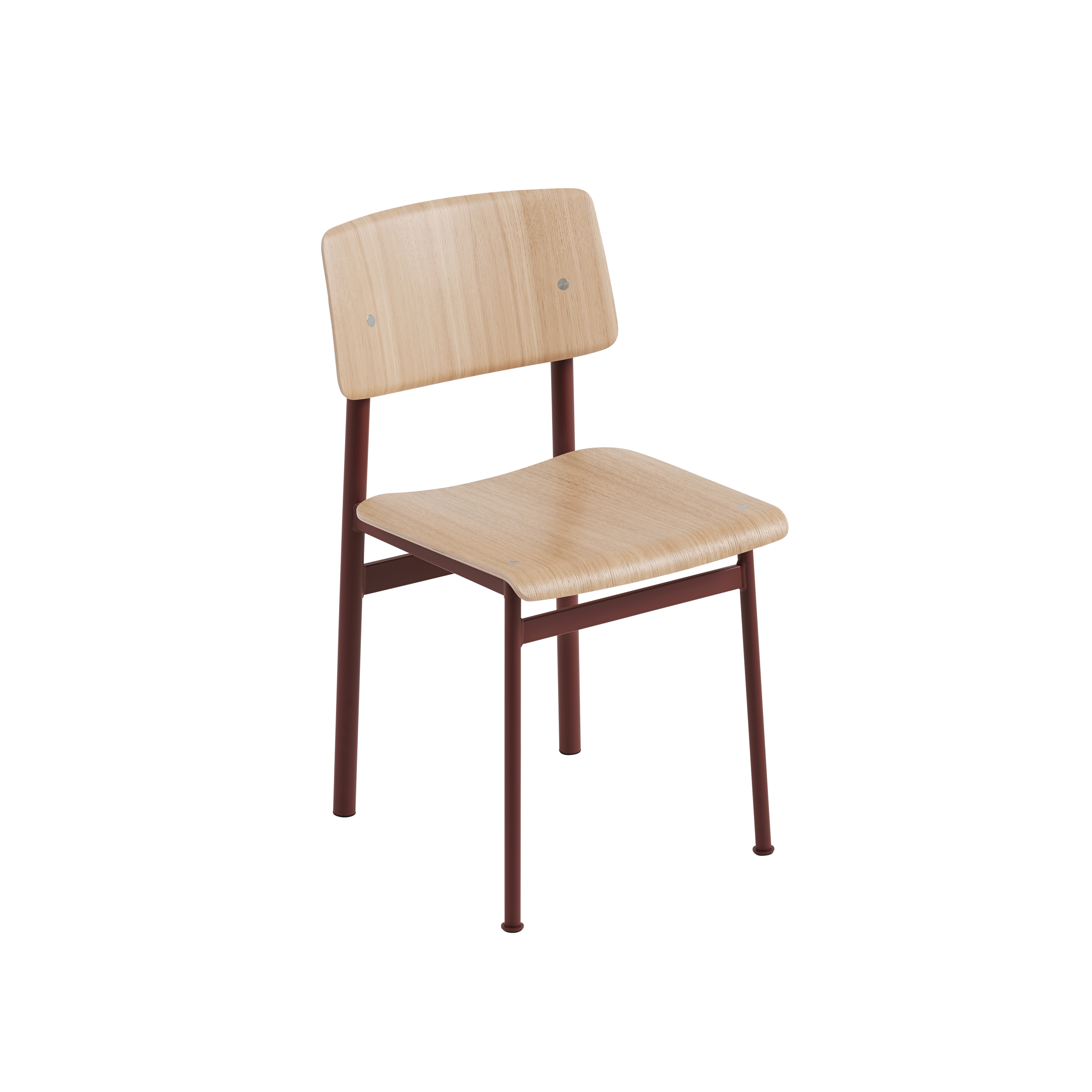 Produkt Loft Chair - Oak/Deep Red des Herstellers Muuto anzeigen