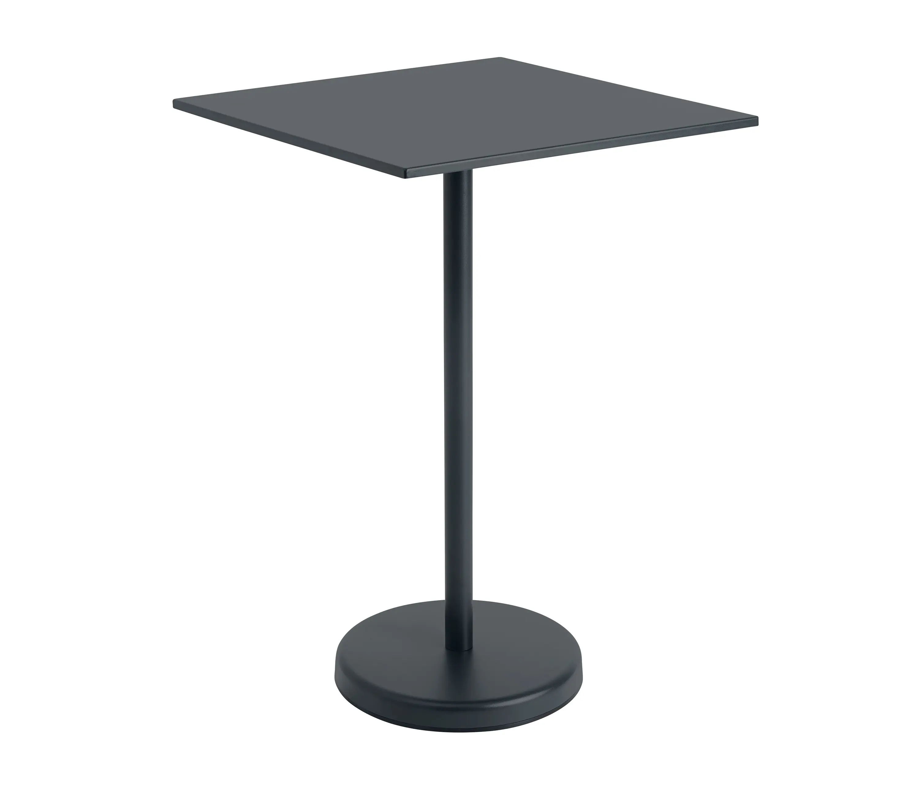 Muuto - Linear Steel | Café Table | 70 x 70 h: 105 cm / 27.6 x 27.6 h: 41.3"
