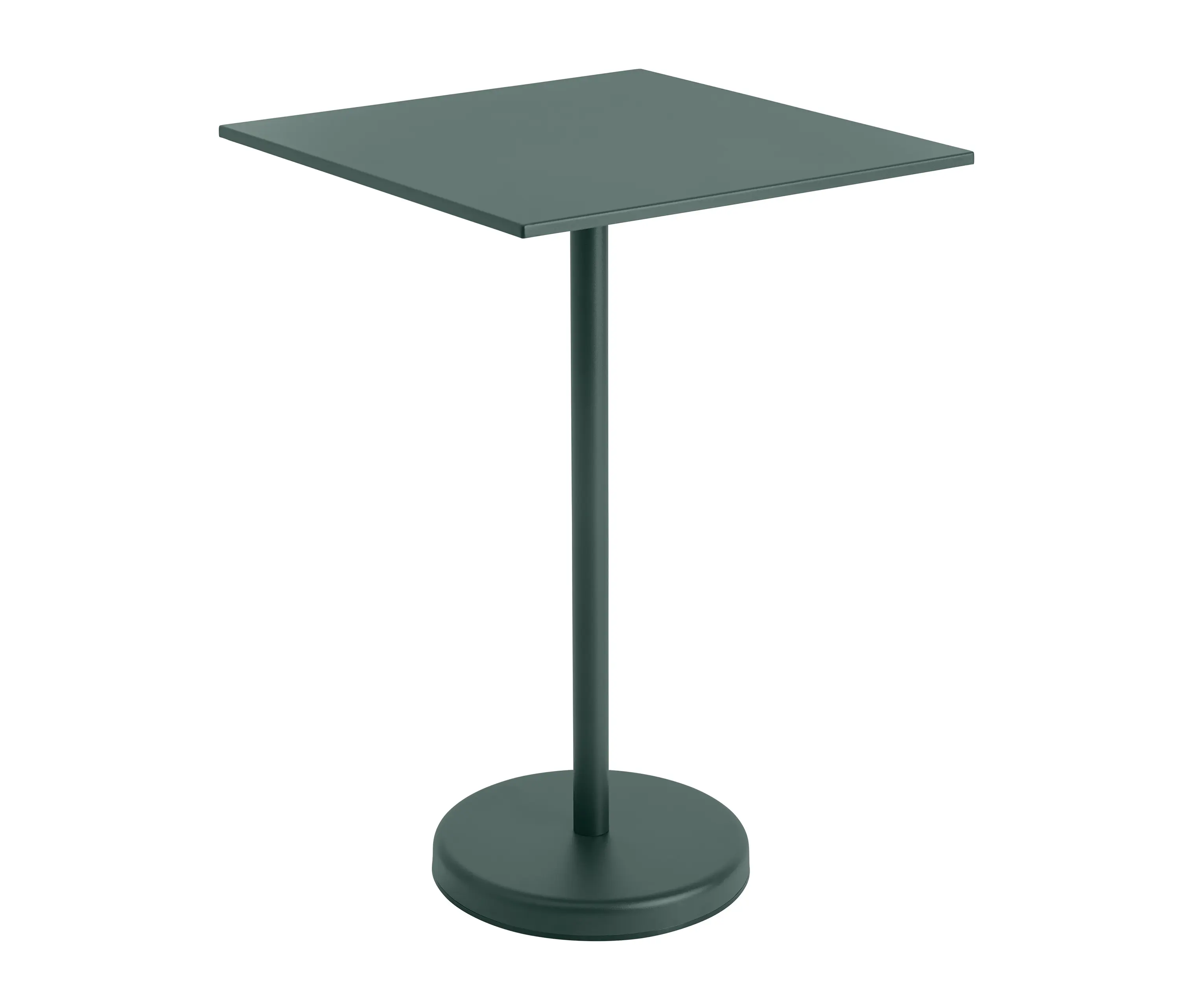 Muuto - Linear Steel | Café Table | 70 x 70 h: 105 cm / 27.6 x 27.6 h: 41.3"