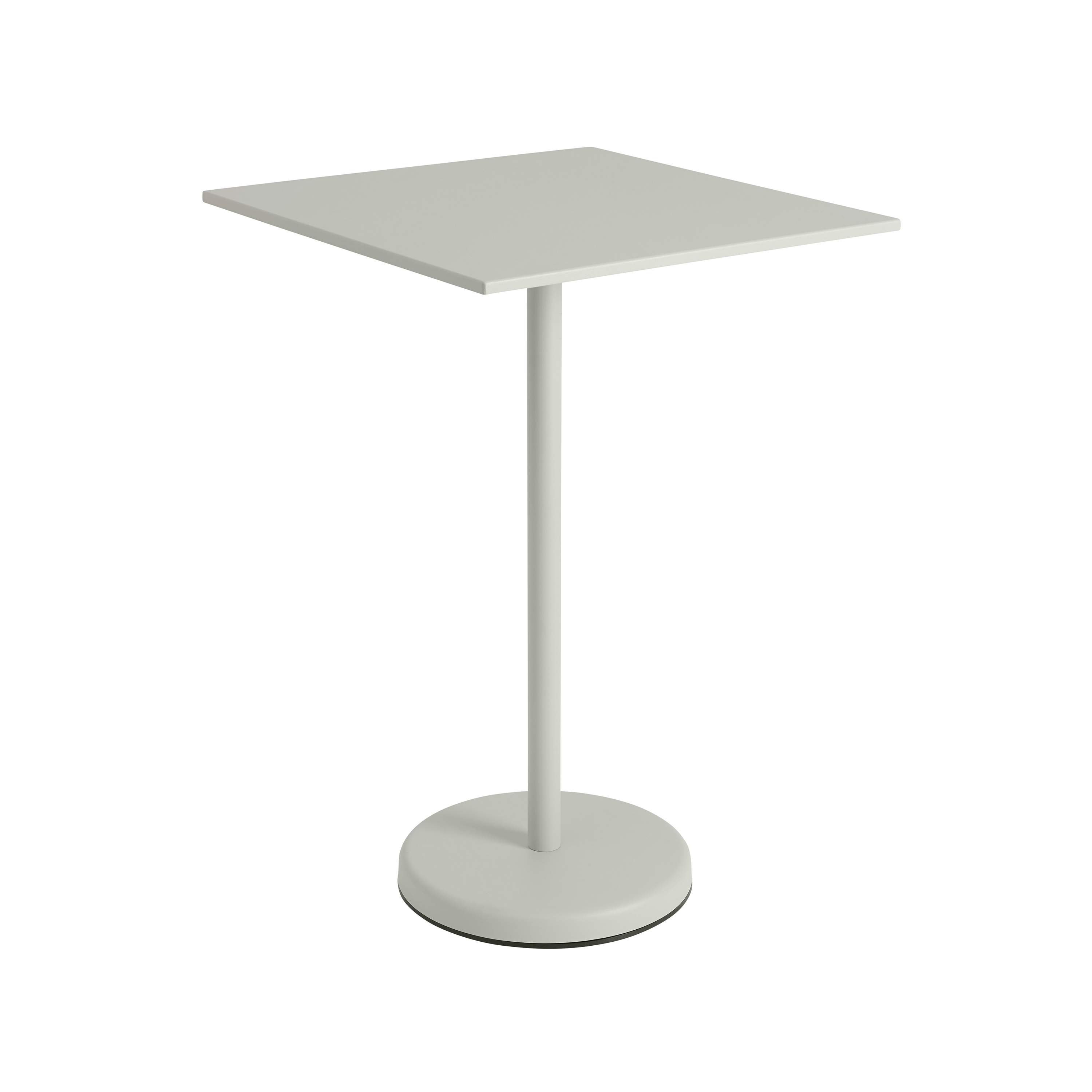 Linear Steel | Café Table | 70 x 70 h: 105 cm / 27.6 x 27.6 h: 41.3"
