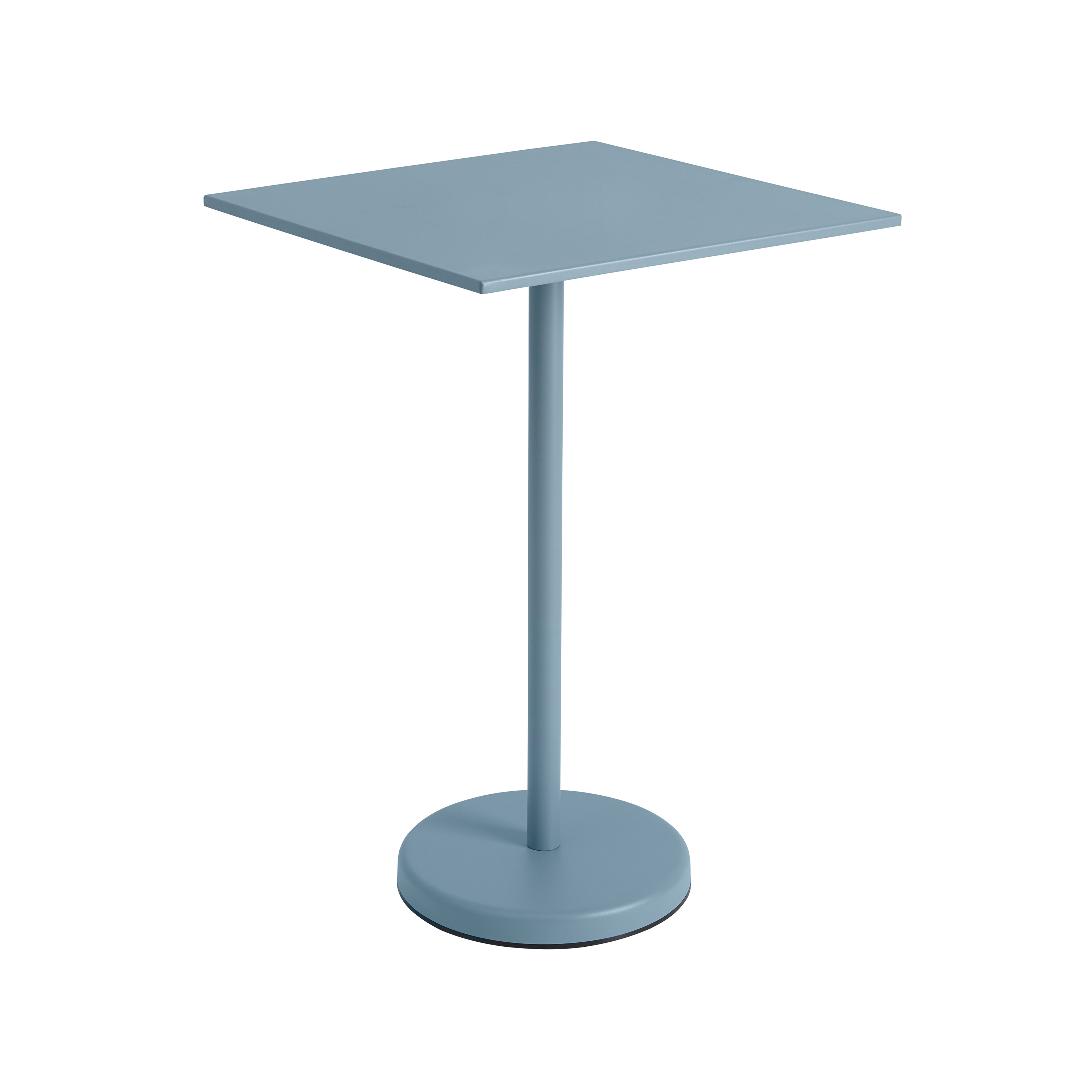 Linear Steel | Café Table | 70 x 70 h: 105 cm / 27.6 x 27.6 h: 41.3"