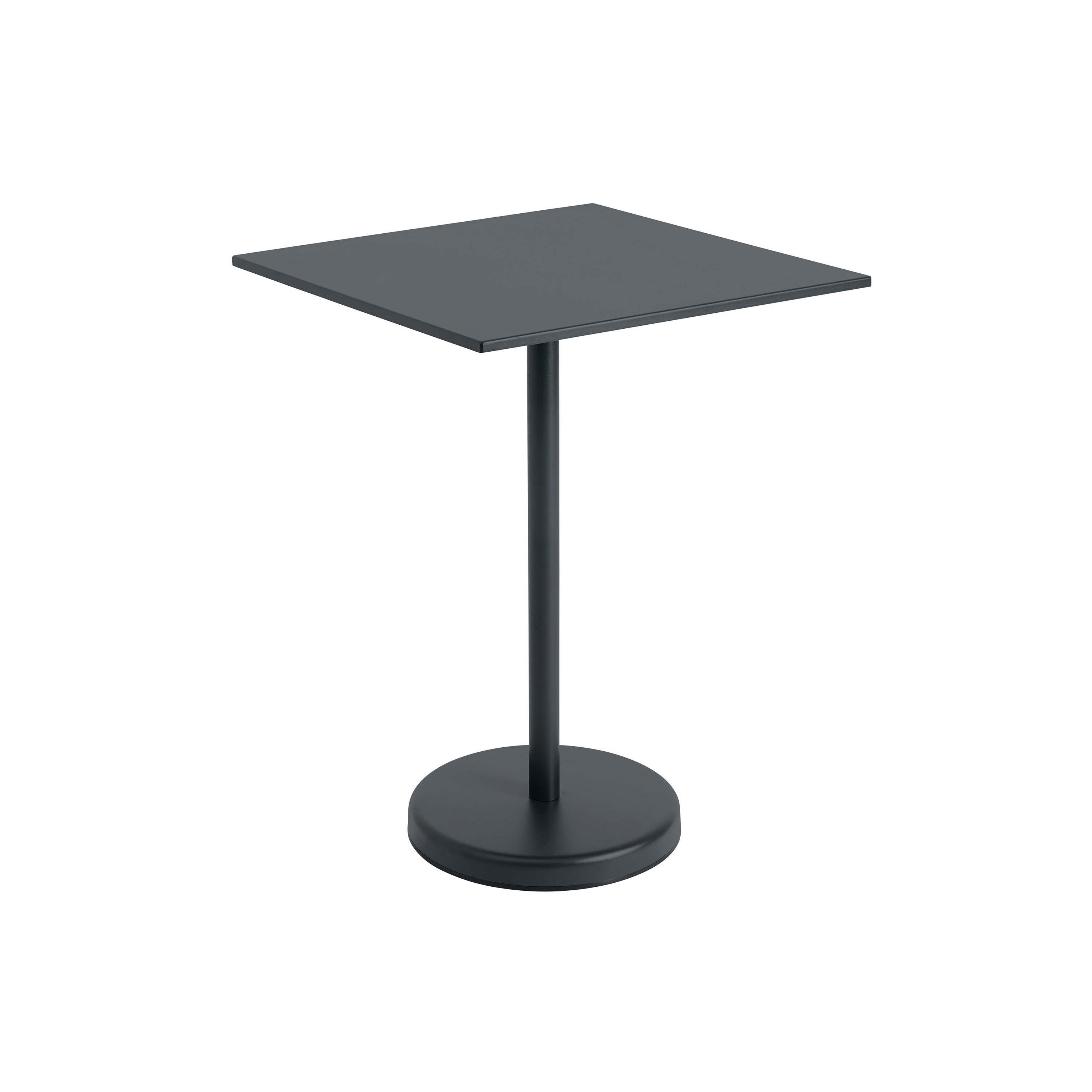 Produkt Linear Steel | Café Table | 70 x 70 h: 95 cm / 27.6 x 27.6 h: 37.4" des Herstellers Muuto anzeigen