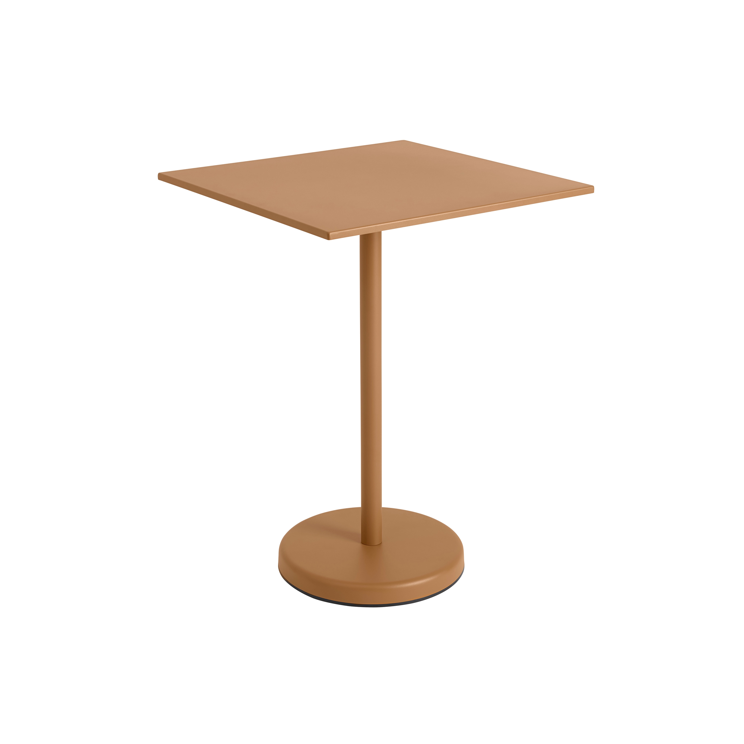 Linear Steel | Café Table | 70 x 70 h: 95 cm / 27.6 x 27.6 h: 37.4"